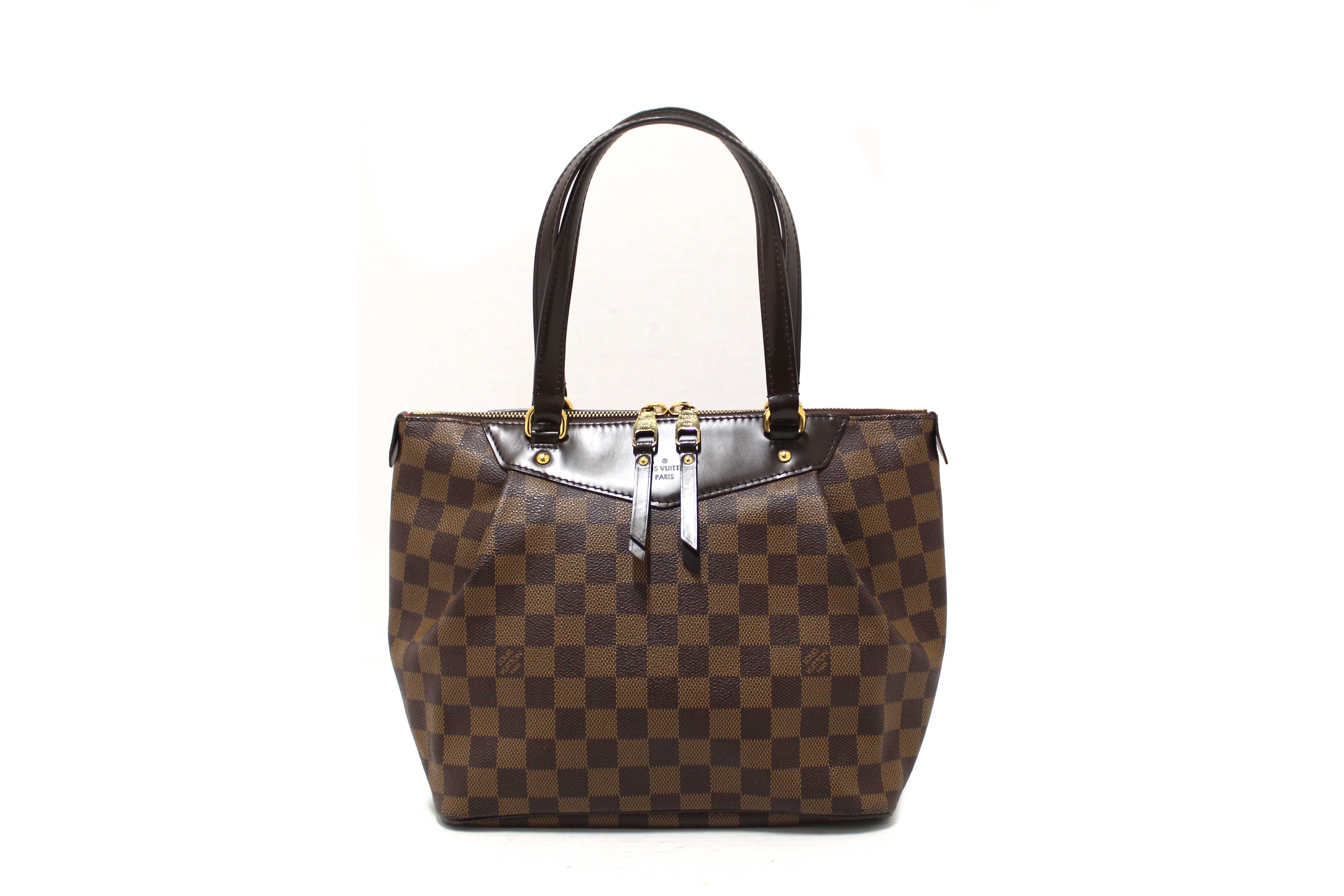 Authentic Louis Vuitton Damier Ebene Westminster PM Tote Shoulder Bag - Luxury Designer Handbag for Women, Perfect for Work, Travel & Everyday Use