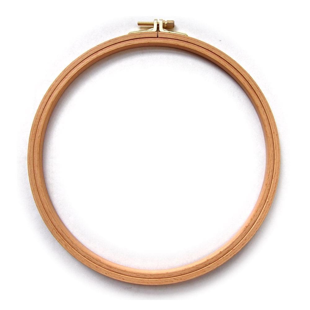 16mm Screwed Wooden Embroidery Hoop - Nurge 110 5 - Premium Crafting Supplies for Cross Stitch, Needlework & DIY Projects - Perfect for Hand Embroidery, Framing Artwork & Home Decor