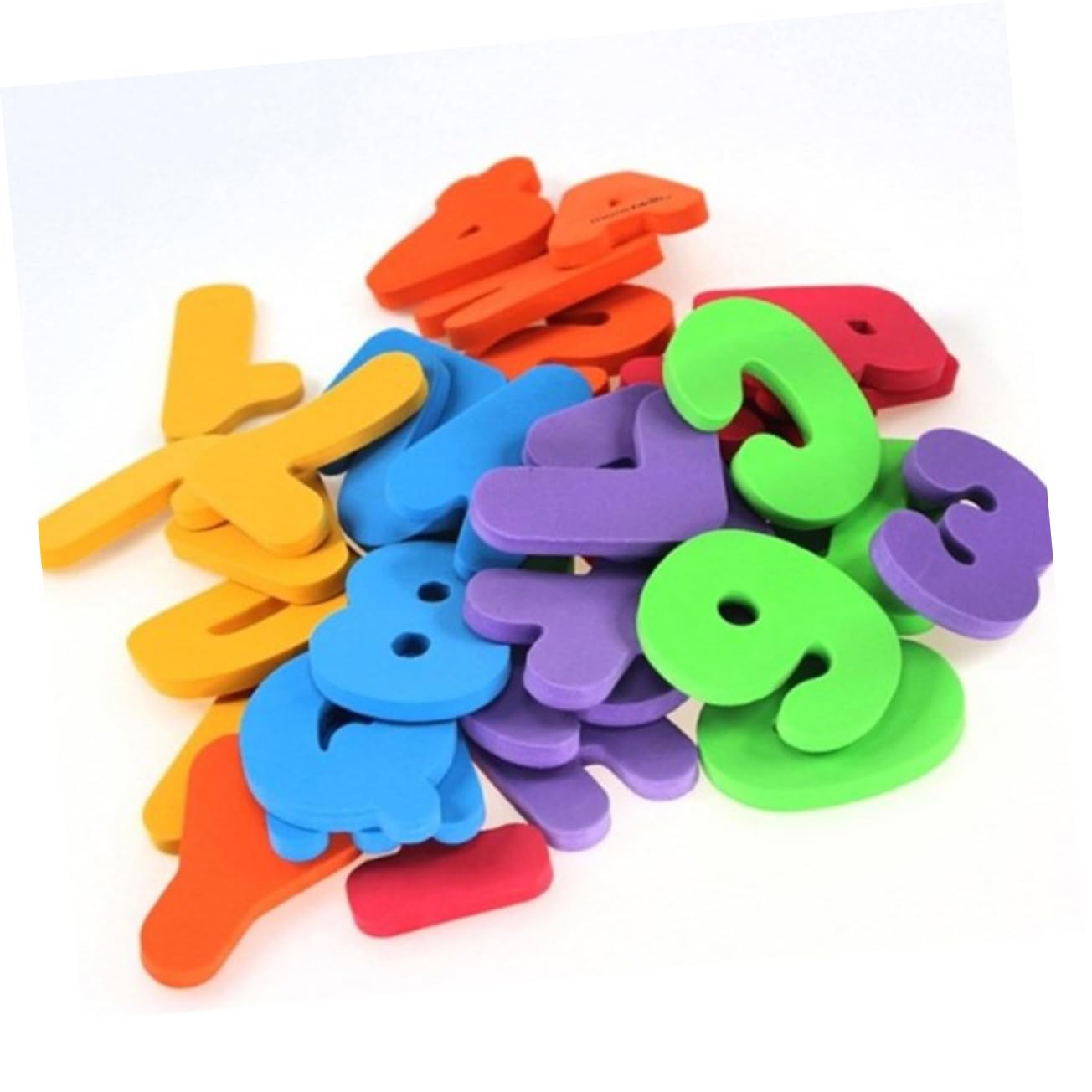 KICHOUSE 72 Pcs Foam Bath Toys for Kids - Fun Water Play & Learning Toys for Toddlers - Perfect for Bathtime, Pool Parties & Sensory Play