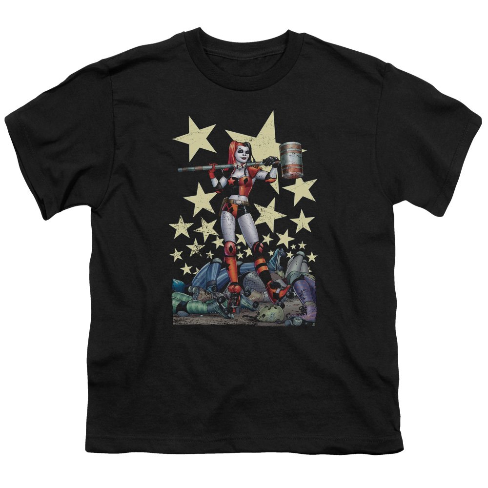 Batman Hammer Time Unisex Youth T-Shirt - Superhero Graphic Tee for Kids & Teens - Perfect for Cosplay, Halloween & Casual Wear