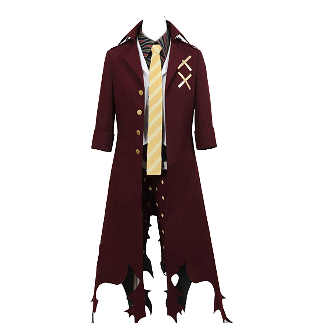 **Amaimon Earth King Anime Cosplay Costume for Men - Full Set Uniform with Jacket, Pants & Accessories - Perfect for Halloween, Conventions & Themed Parties**