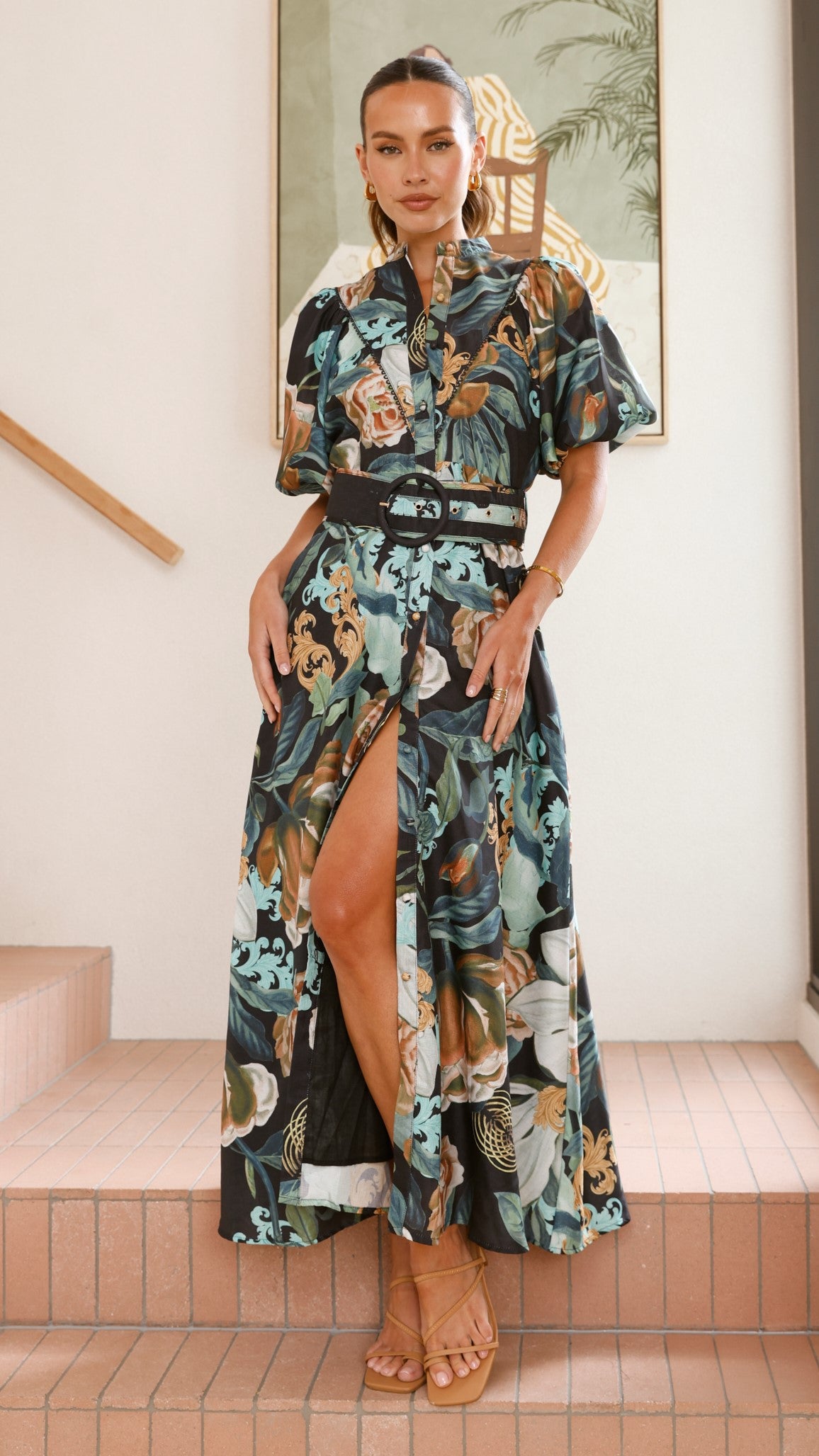 Hedley Maxi Dress for Women - Elegant Black Long Flowy Dress for Summer, Beach, Parties & Casual Wear