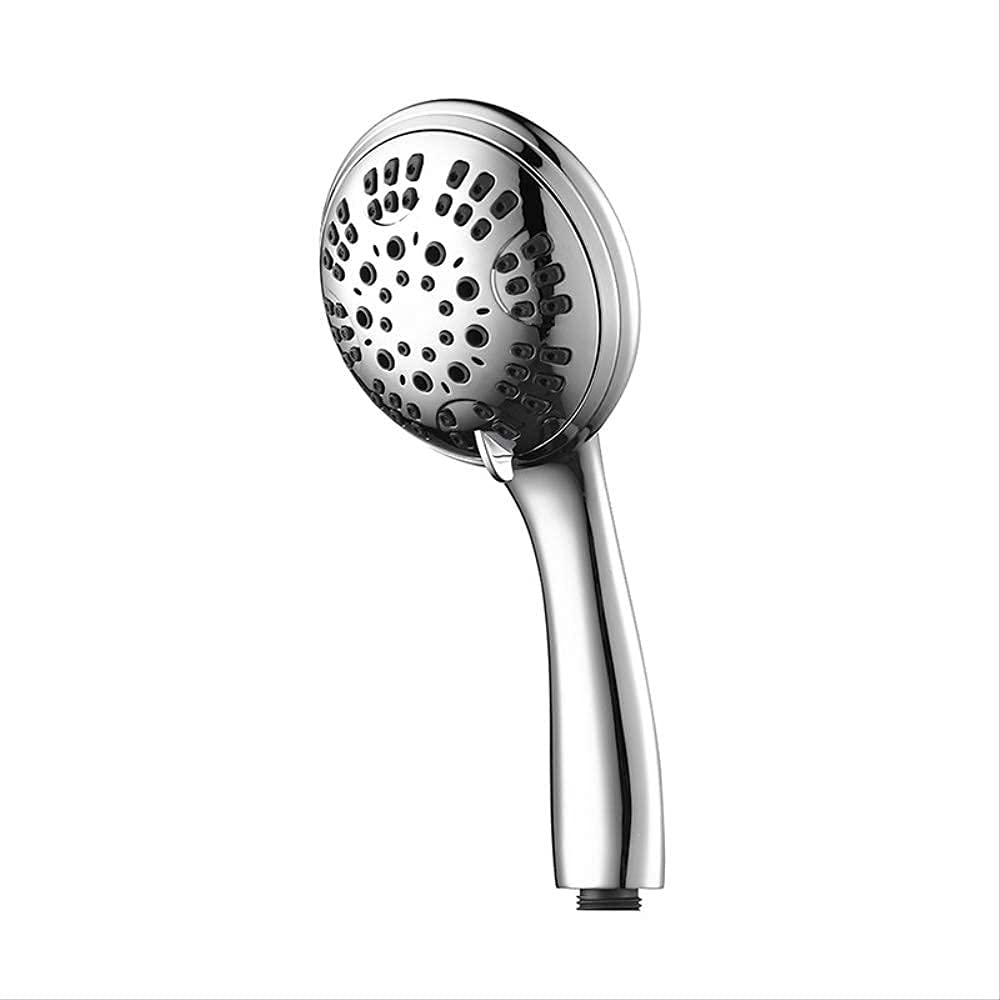 6-Function High Pressure Handheld Shower Head with ABS Spray Modes - Bathroom Shower Set for Rain/Massage/Jet Spray - Perfect for Small Bathrooms & Water Saving