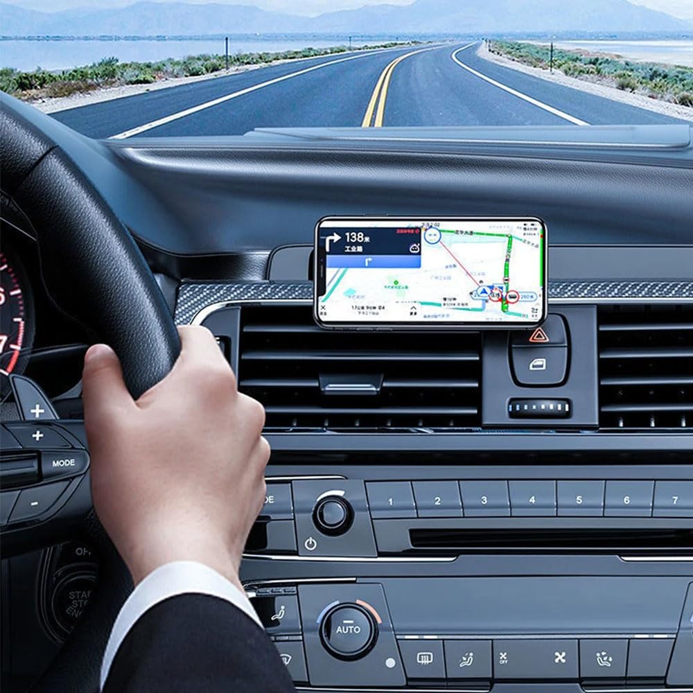 Universal Car Phone Holder Mount for Hyundai Elantra 2012-2016 - Dashboard & Windshield Compatible - Hands-Free Driving for GPS Navigation & Music Streaming