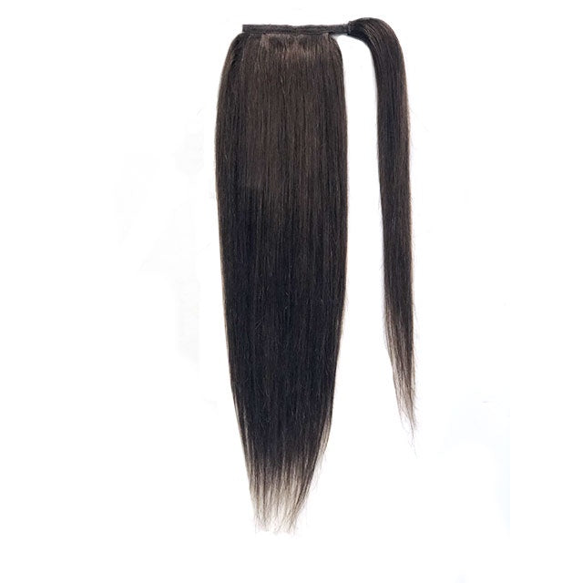 100% Human Hair Wrap Around Ponytail Extension - Natural Look for Daily Wear & Special Occasions