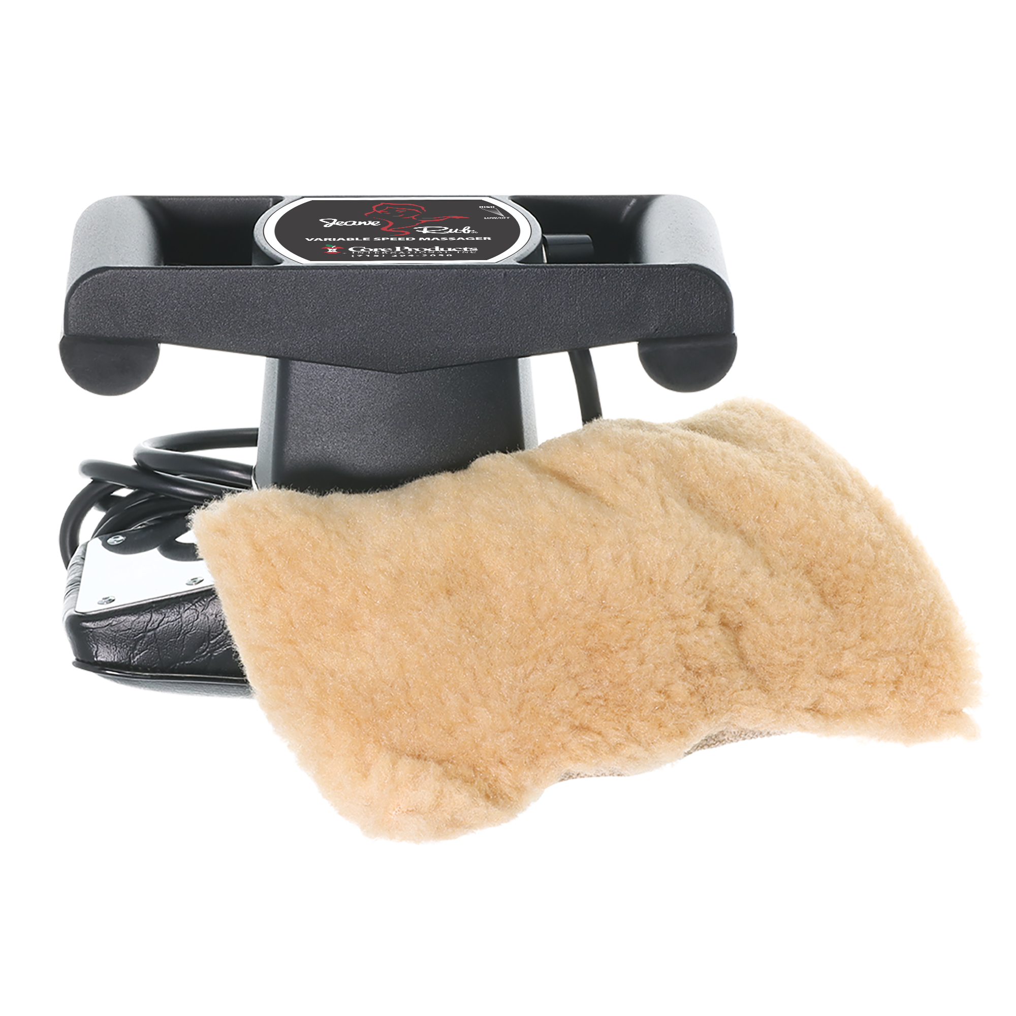 Jeanie Rub Variable Speed Massager - Portable Deep Tissue Massage Gun for Pain Relief & Muscle Recovery - Perfect for Athletes, Gym Enthusiasts & Home Use