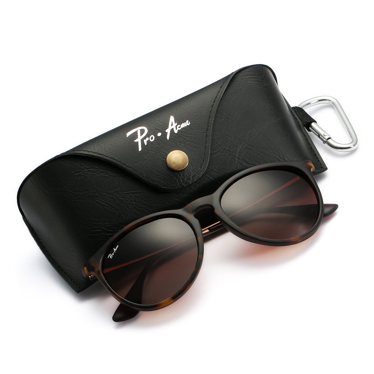 Pro Acme Polarized Sunglasses for Women & Men - Classic Round Frame, 100% UV Protection, Lightweight TR90 Unbreakable Design - Perfect for Driving, Beach & Outdoor Activities