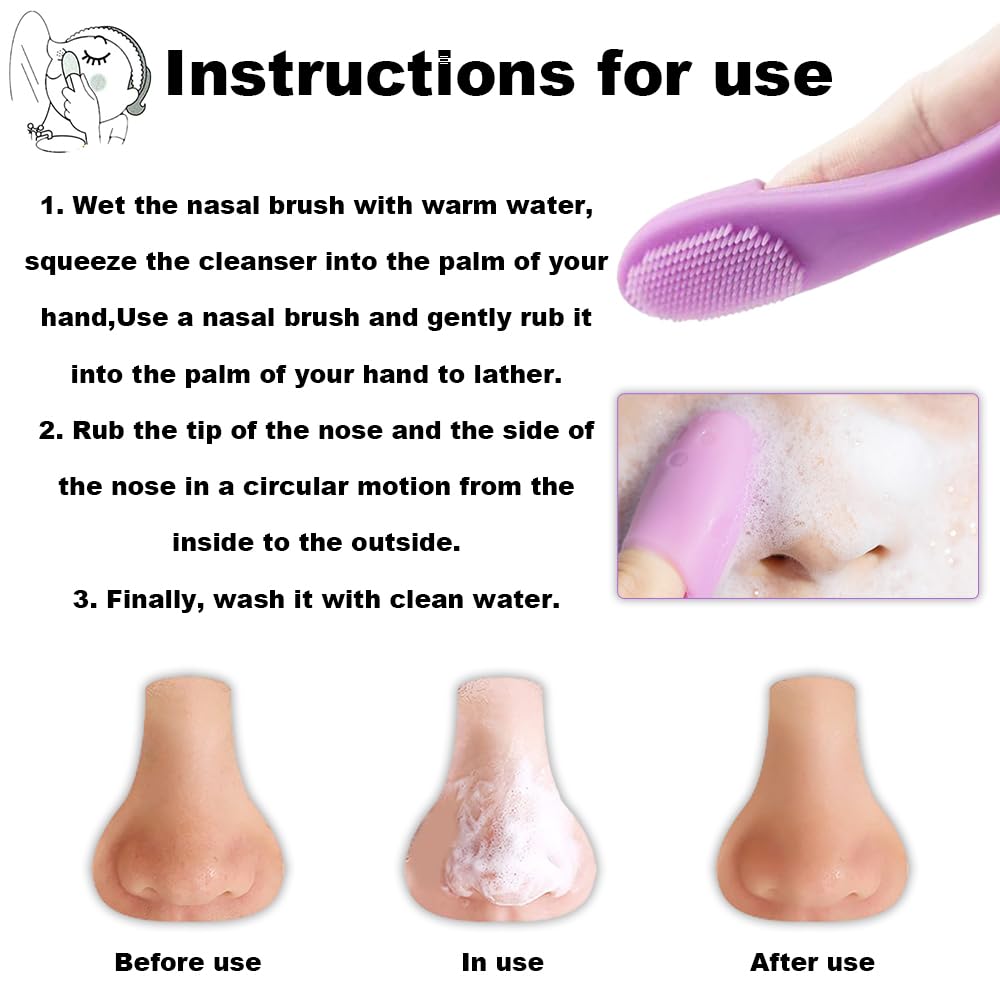 2-Pack Octopus Shape Silicone Bubbler Cleaning Brush & 4-Pack Soft Manual Facial Cleansing Brushes - Gentle Exfoliating Face Scrubber for Blackhead Removal, Deep Pore Cleansing & Massaging - Perfect for Daily Skincare Routine, Makeup Removal & Spa Facial Treatment