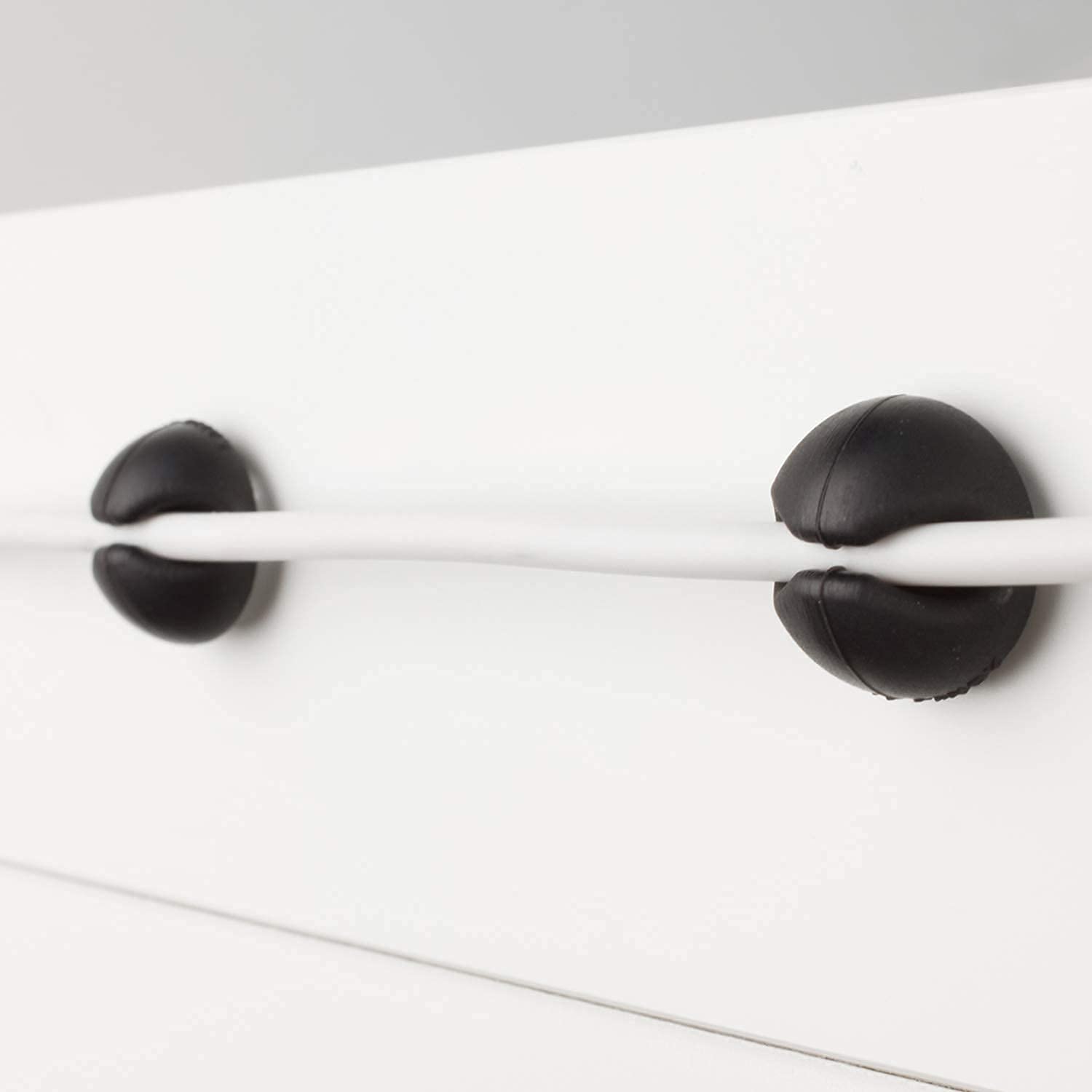Cable Candy Cord Management & Cable Organizer - Small Beans Black - Perfect for Desk, Home Office & Travel Organization