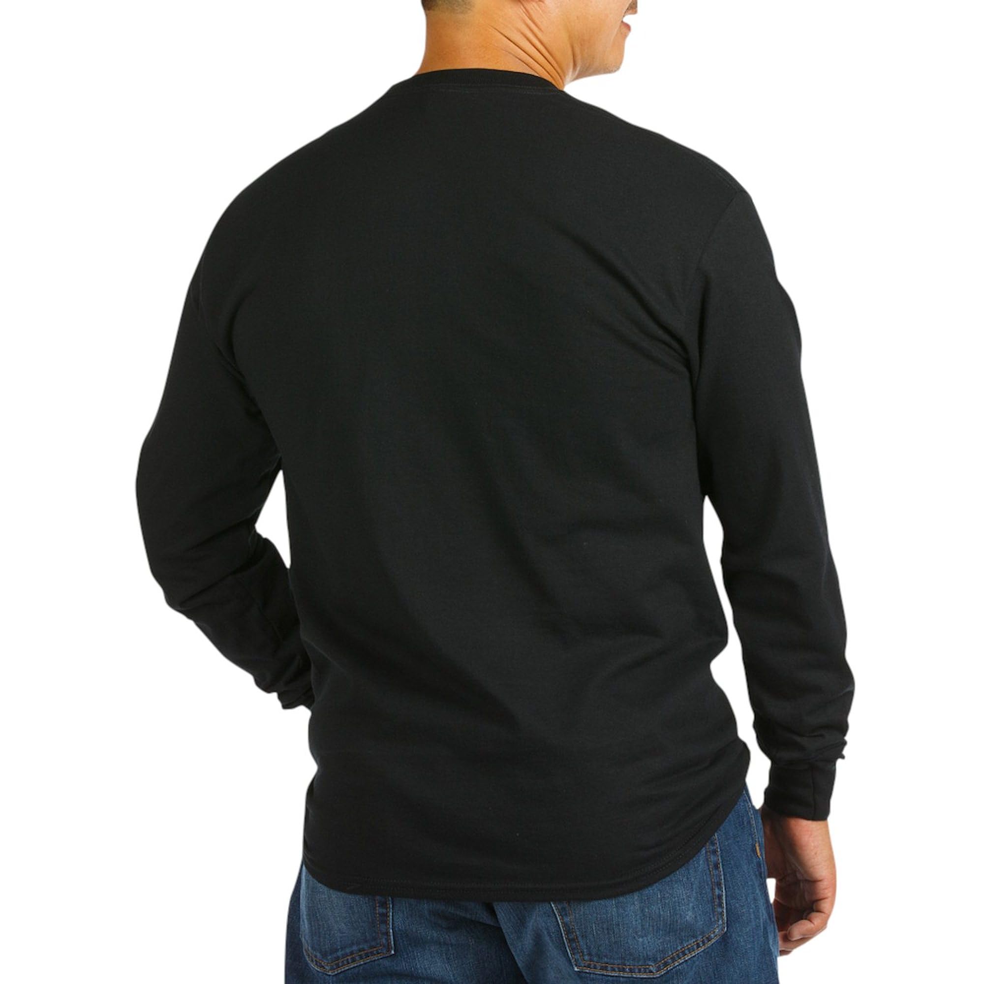 You're Eating What! Men's Dark Long Sleeve Crewneck T-Shirt - Comfortable Casual Wear for Everyday Outfits & Funny Statement Apparel