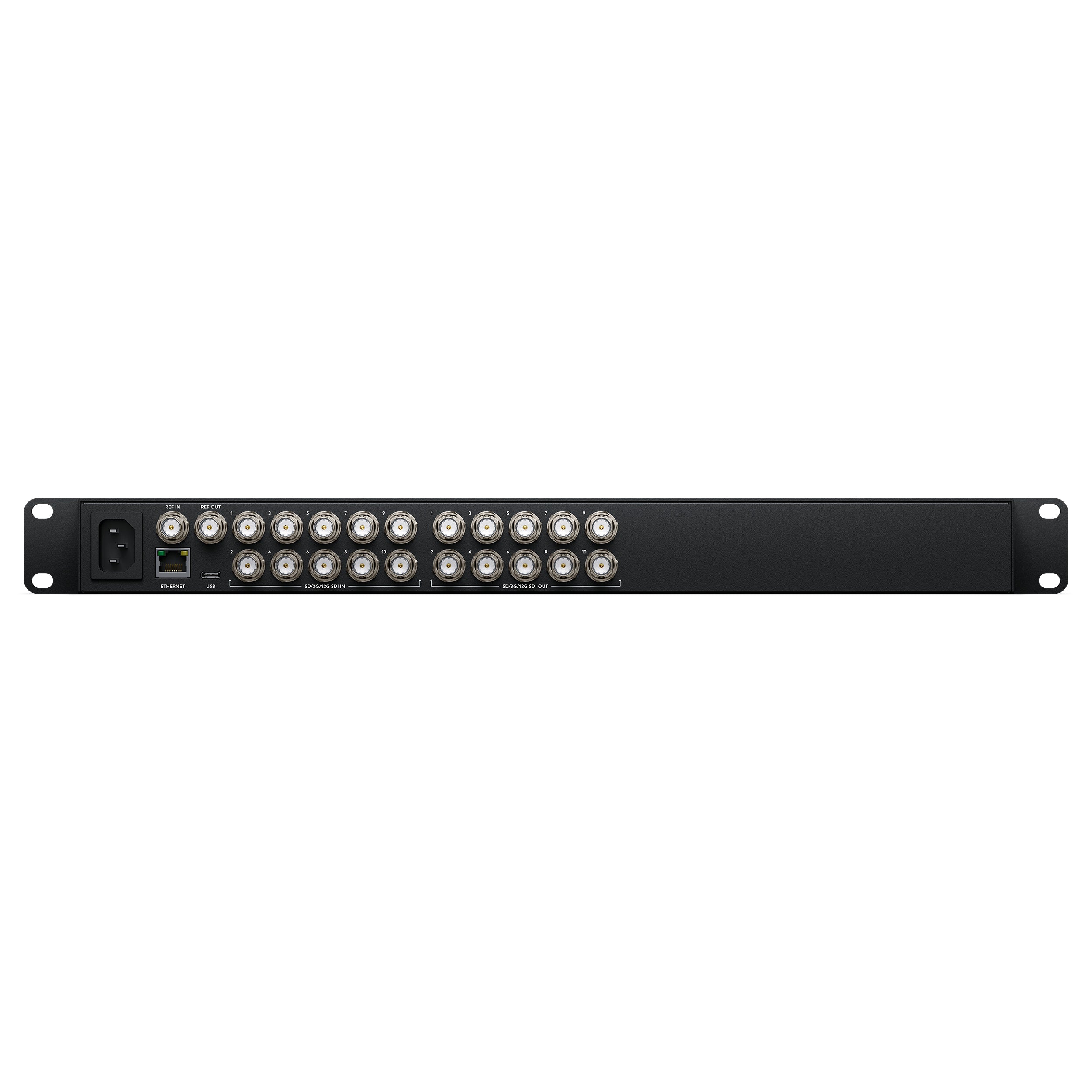 Blackmagic Design Videohub 10x10 12G SDI Router - Professional Video Switcher for Live Production & Broadcast Studios | Ideal for Multi-Camera Setups & Video Streaming