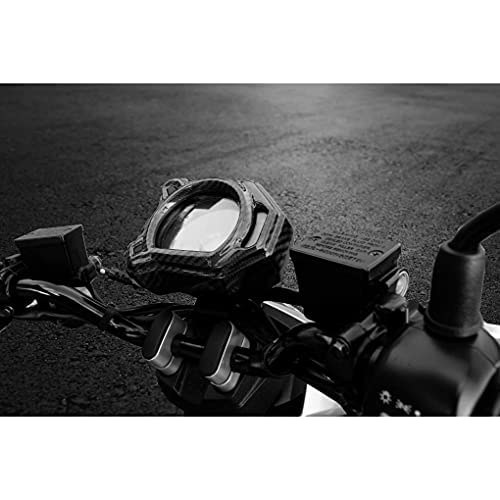 MOS Carbon Fiber Speedometer Upper Cover for Yamaha Zuma 125 (2016-2021) - Lightweight & Durable Motorcycle Dash Protection - Perfect for Street Riding & Custom Bike Upgrades