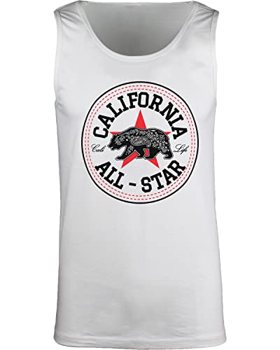 Ca All Star White Tank
