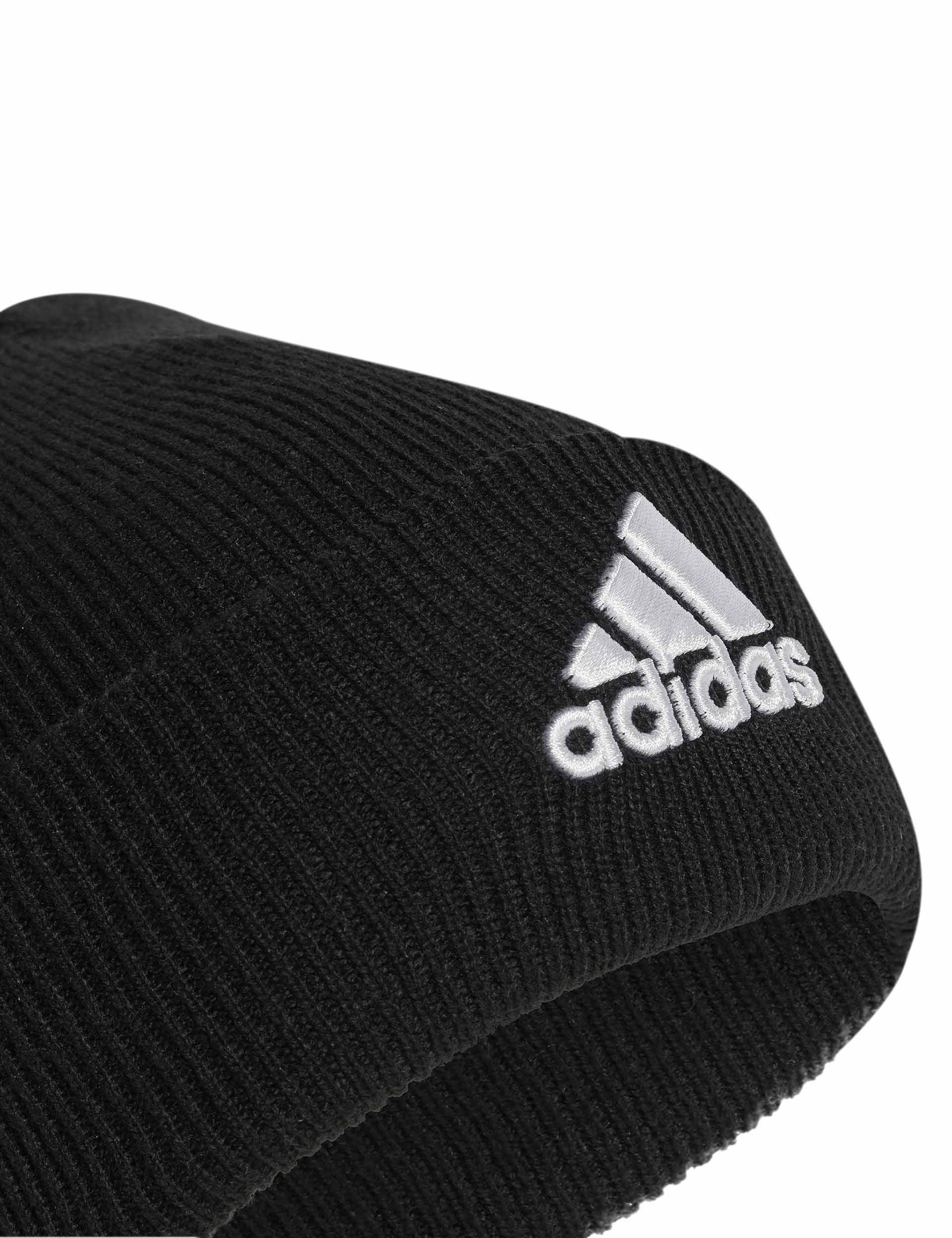 Custom Embroidered Logo Beanie Hat - Black & White Winter Knit Cap for Men & Women - Perfect for Outdoor Activities, Sports & Branding Promotions
