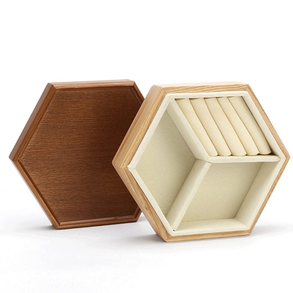 Premium Wooden Jewelry Box with Multi-Layer Storage - Large Capacity Display Case for Bracelets, Necklaces & Rings - Elegant Home Decor & Gift for Women (Color A) - Perfect for Bedroom Vanity, Closet Organization & Travel Jewelry Storage