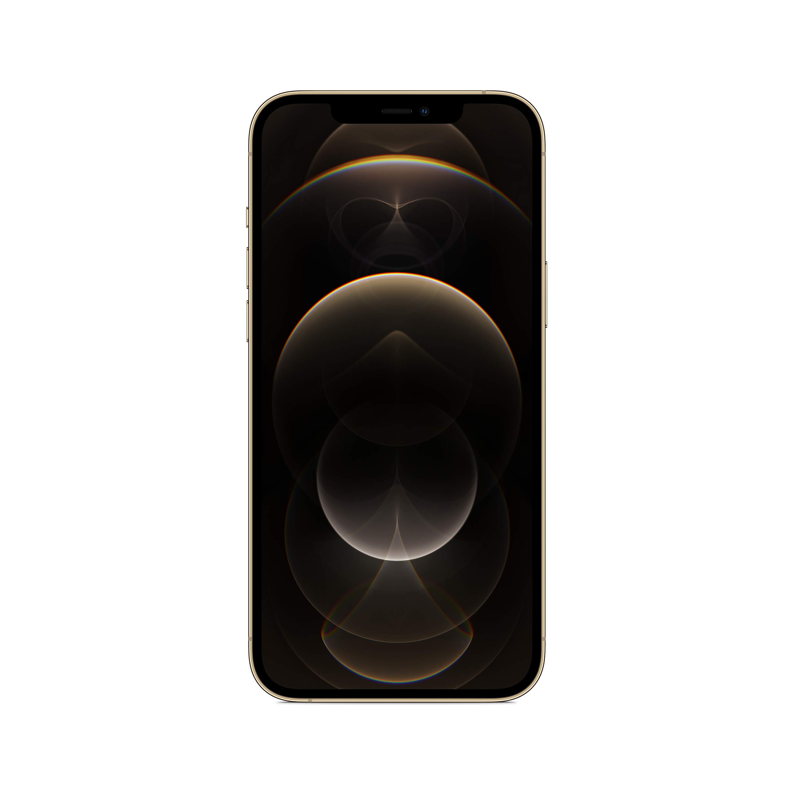 Apple iPhone 12 Pro Max 128GB Gold (Renewed) - Premium Refurbished Smartphone with Face ID, 5G & Pro Camera System - Perfect for Business, Travel & Photography Enthusiasts