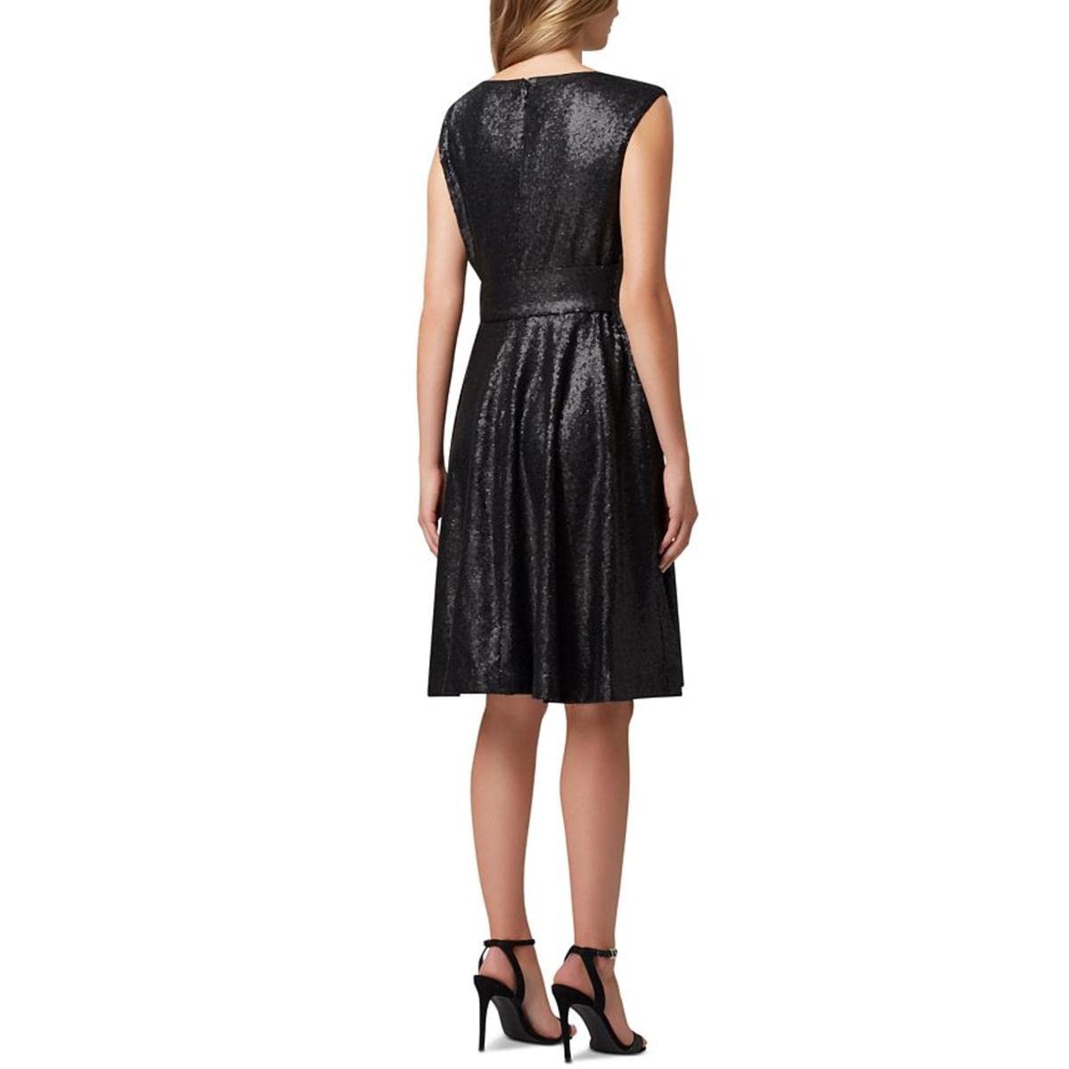 Tahari ASL Women's Sequin Mini Cocktail Party Dress - Elegant Evening Gown for Night Out, Club, Wedding Guest & Special Occasions