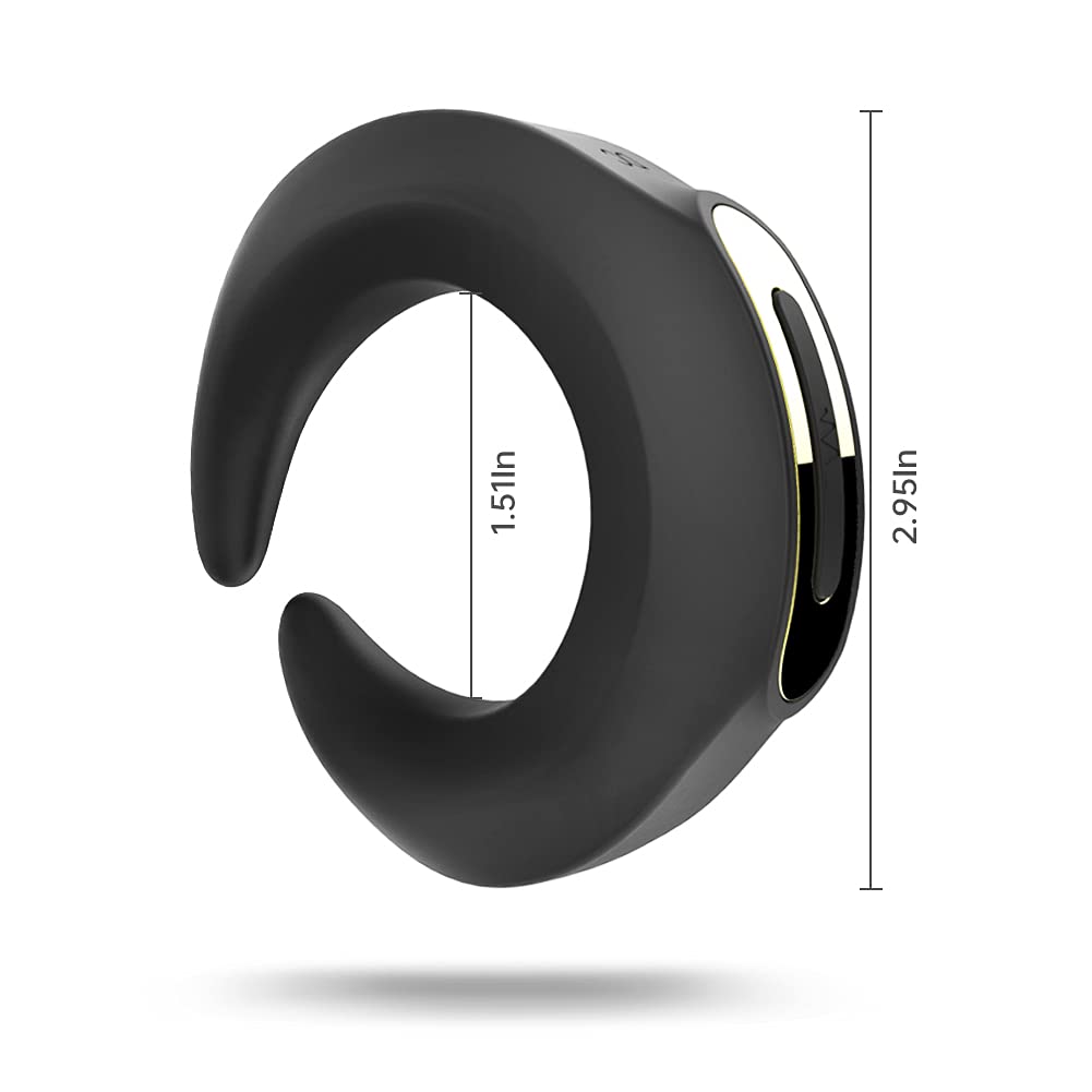FST Rechargeable Vibrating Cock Ring for Men & Couples - 12 Powerful Vibration Modes, Waterproof Remote Control Penis Ring for Enhanced Pleasure & Clitoral Stimulation - Perfect for Romantic Nights & Spicing Up Intimate Moments
