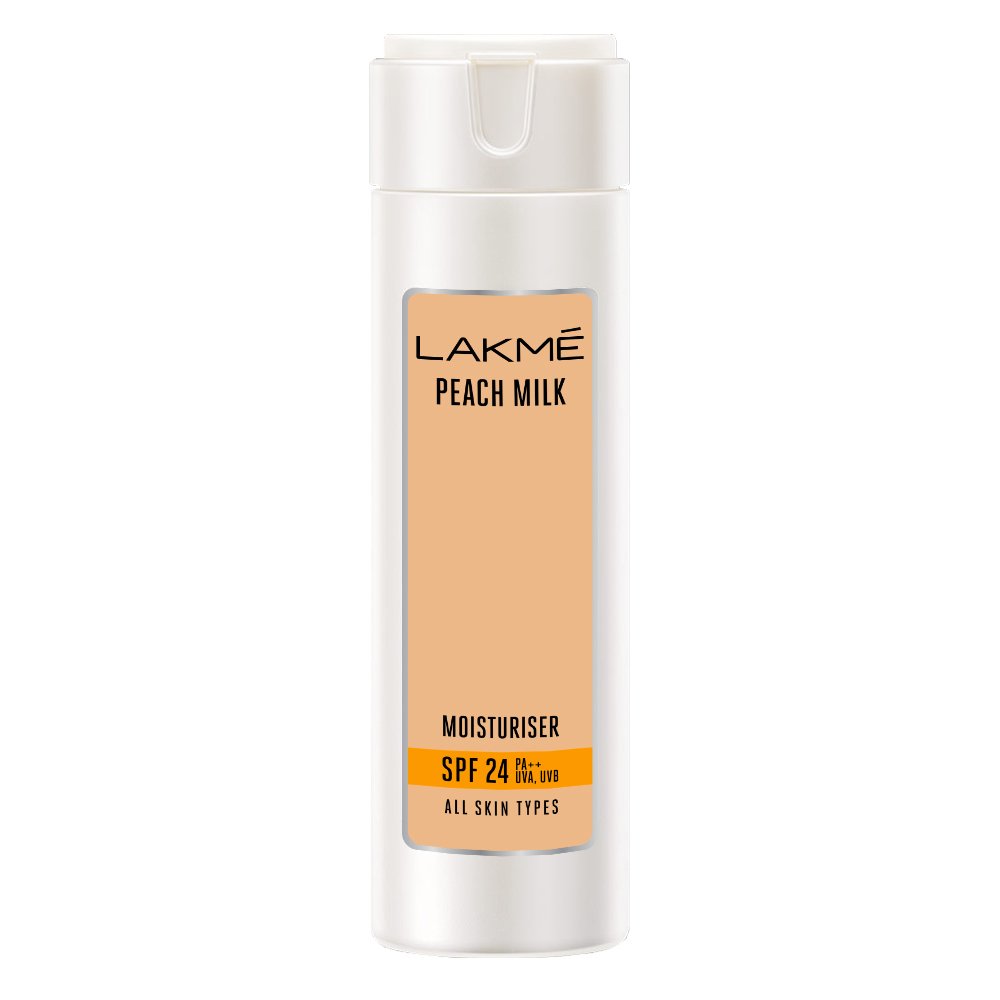 Lakme Sun Expert SPF 50 PA+++ Fairness UV Sunscreen Lotion 100ml & Peach Milk SPF 24 PA++ Sunscreen Moisturizer 200ml - Daily Face Protection for Oily & Dry Skin | Perfect for Beach, Outdoor Activities & Daily Use