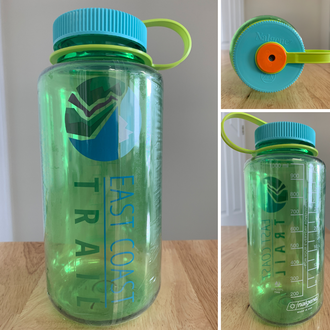 32 oz Wide Mouth Water Bottle - BPA Free, Leak Proof, Durable Green Sports Bottle for Gym, Hiking & Outdoor Activities