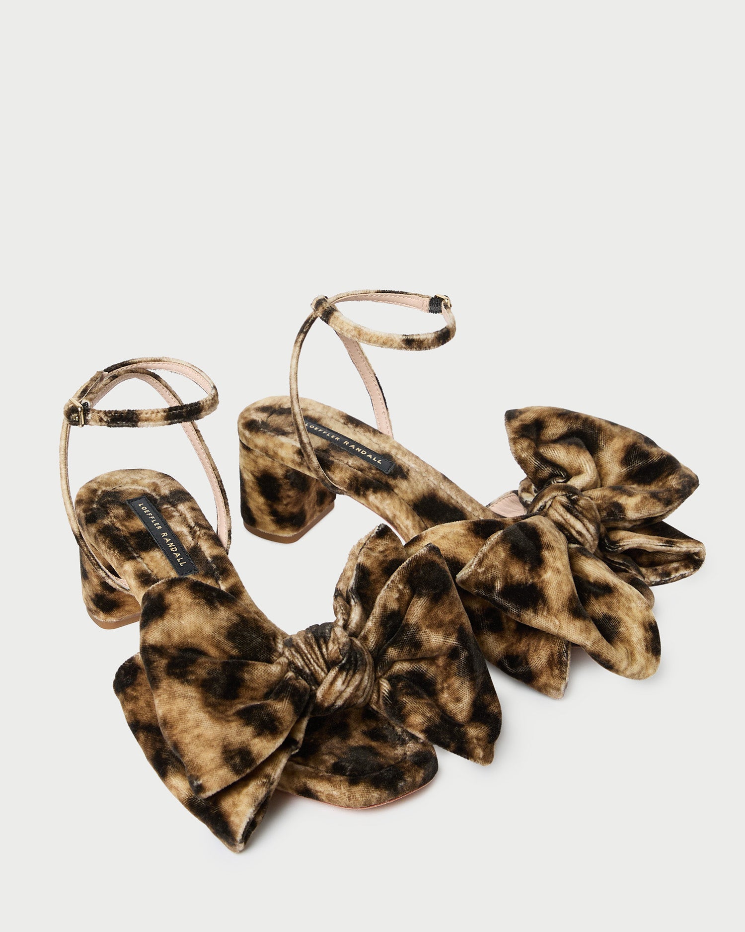 Carmen Leopard Print Velvet Bow Sandals for Women - Stylish Comfortable Summer Casual Shoes for Beach, Party, and Everyday Wear