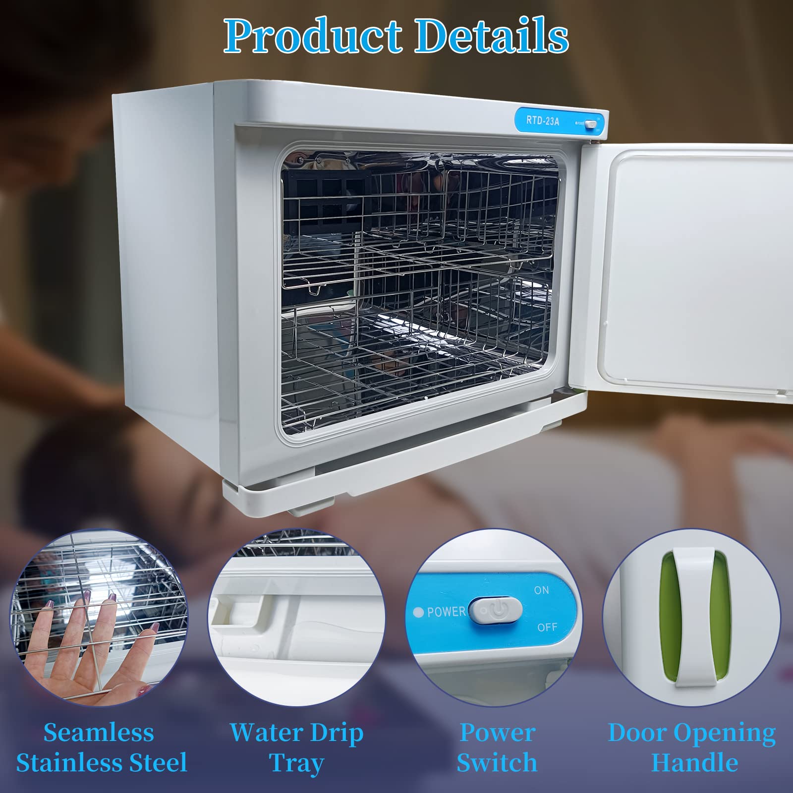 23L Large Towel Warmer for Bathroom & Spa | Professional Hot Towel Caddy for Facial, Massage & Manicure | Perfect for Salon, Home Spa & Personal Care | Keep Towels Warm for Relaxing Baths & Beauty Treatments