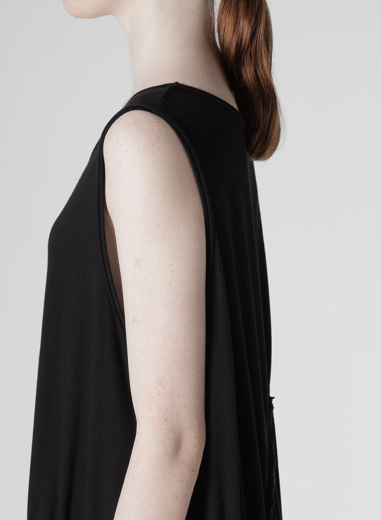 Soft Cotton Jersey Chain Stitch Sleeveless Dress for Women - Casual Summer Outfit, Beach Cover-Up, and Daytime Wear