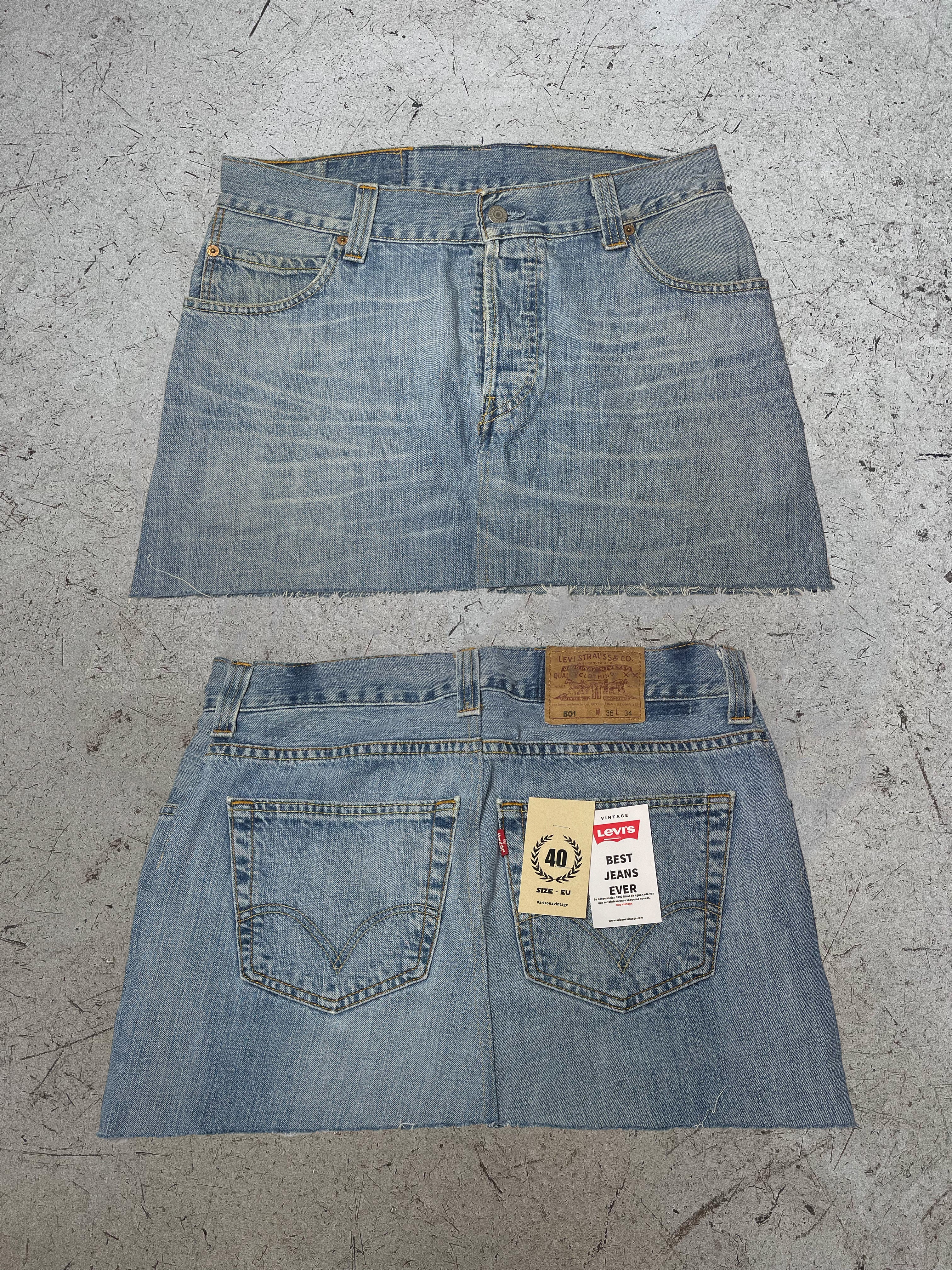 Levi's Women's Size 12 Skirt - Classic Denim A-Line Skirt for Casual Outfits, Office Wear & Summer Fashion