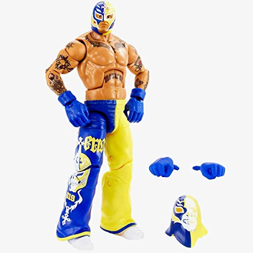 WWE Elite Rey Mysterio Network Spotlight Action Figure - Authentic Collectible Wrestling Toy for Display & Play | Perfect for WWE Fans, Collectors & Kids Battles