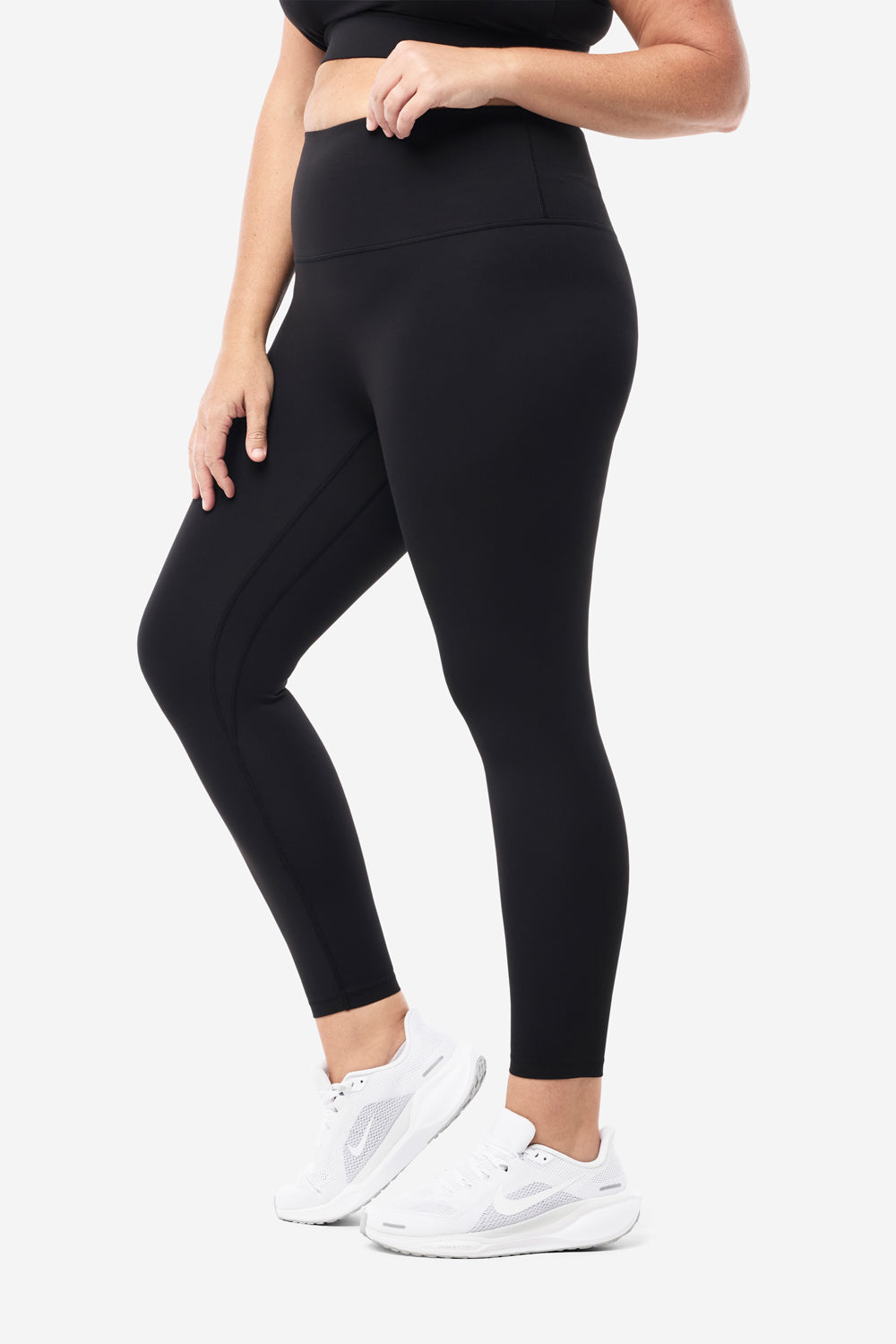 No Chafe Everyday Base Leggings - Black | Comfortable & Breathable for Workouts, Yoga & Daily Wear