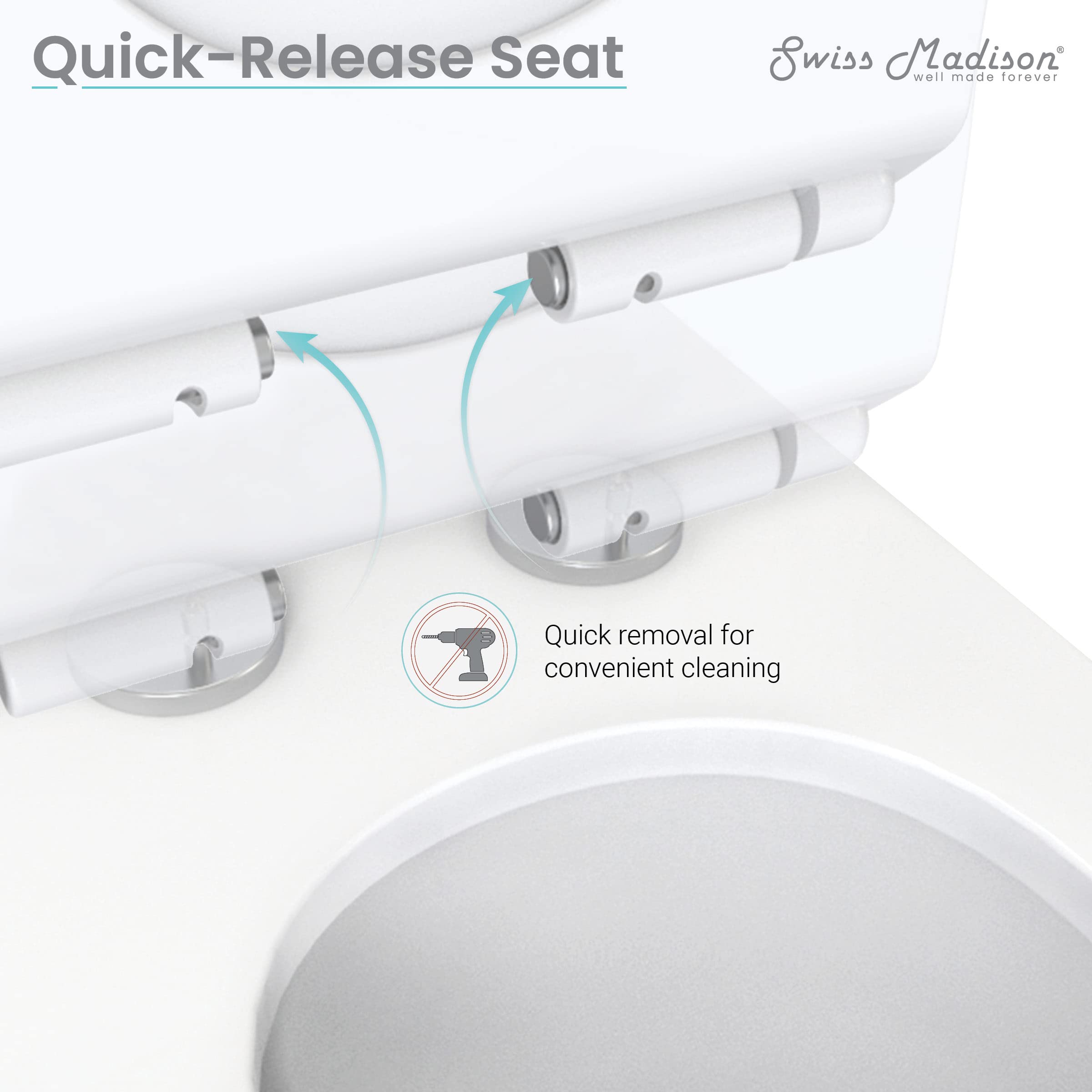Ivy One-Piece Left-Hand Flush Toilet 1.28 GPF Water-Saving Elongated Bowl - Perfect for Small Bathrooms & Modern Homes