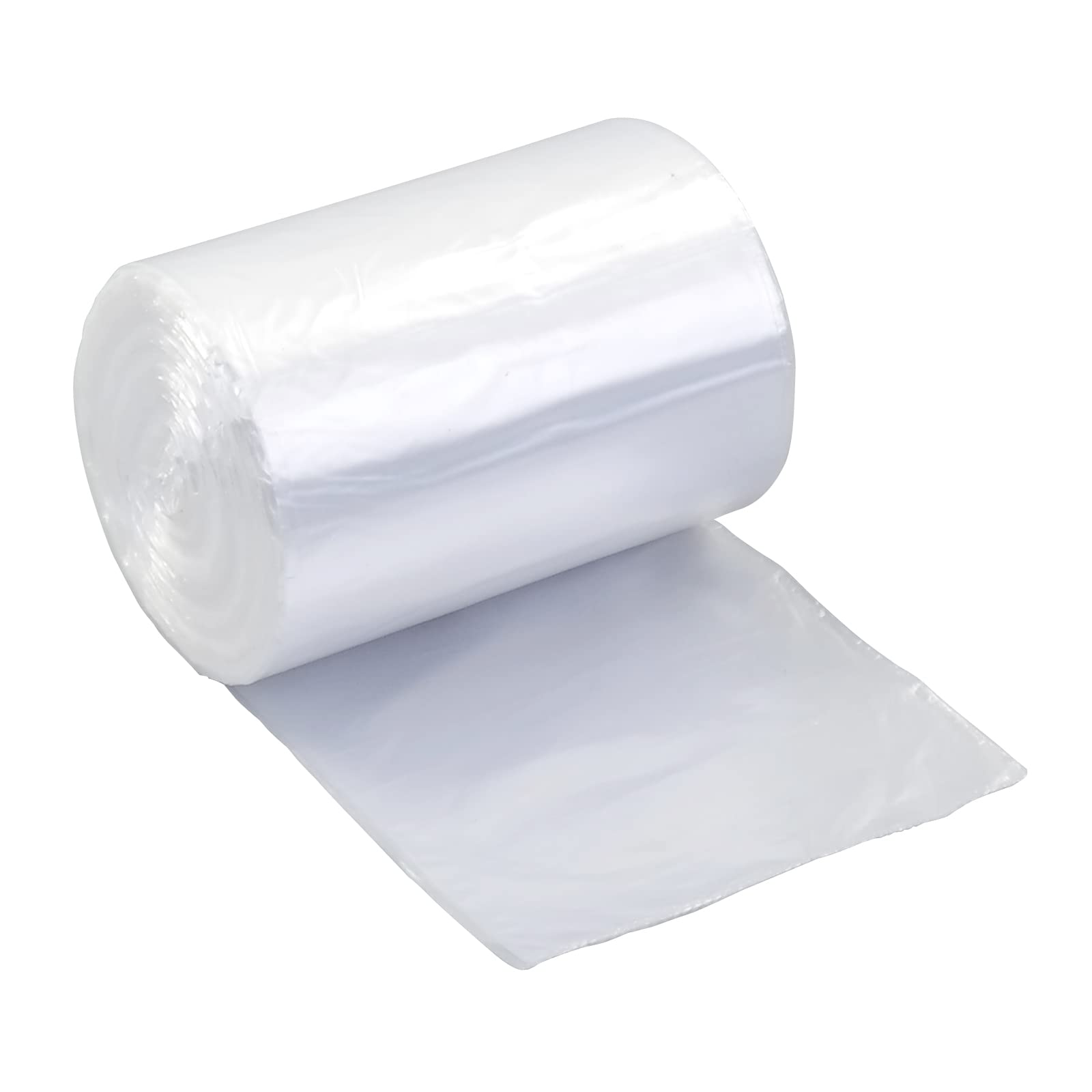 4 Gallon Clear Trash Bags - 1500 Count (15 Rolls) | Heavy Duty Bathroom Garbage Bags for Waste Disposal | Perfect for Home, Office & Commercial Use