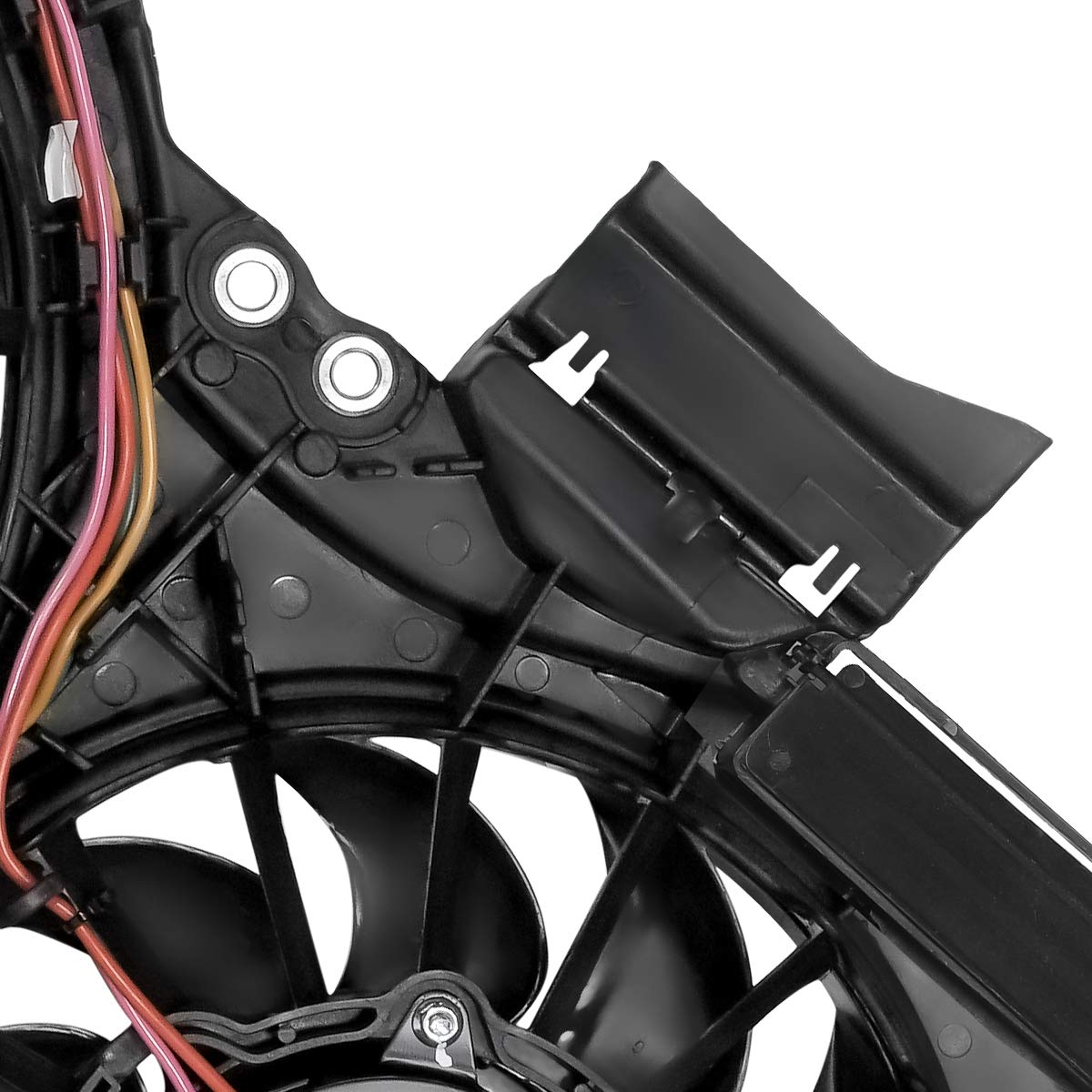 Auto Dynasty AU3115108 OE Style Radiator Cooling Fan Assembly for Audi A4 Quattro 3.0L 3.2L (2002-2009) - Black | Direct Fit Replacement | Perfect for Engine Overheating Prevention & Summer Driving