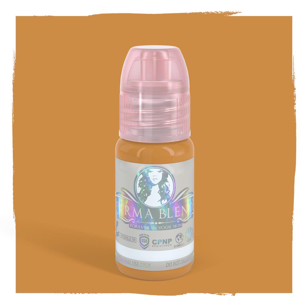 Perma Blend Butterscotch Pigment - Professional Tattoo Ink for Vibrant Body Art | Perfect for Tattoo Artists & Permanent Makeup | Salon & Studio Use