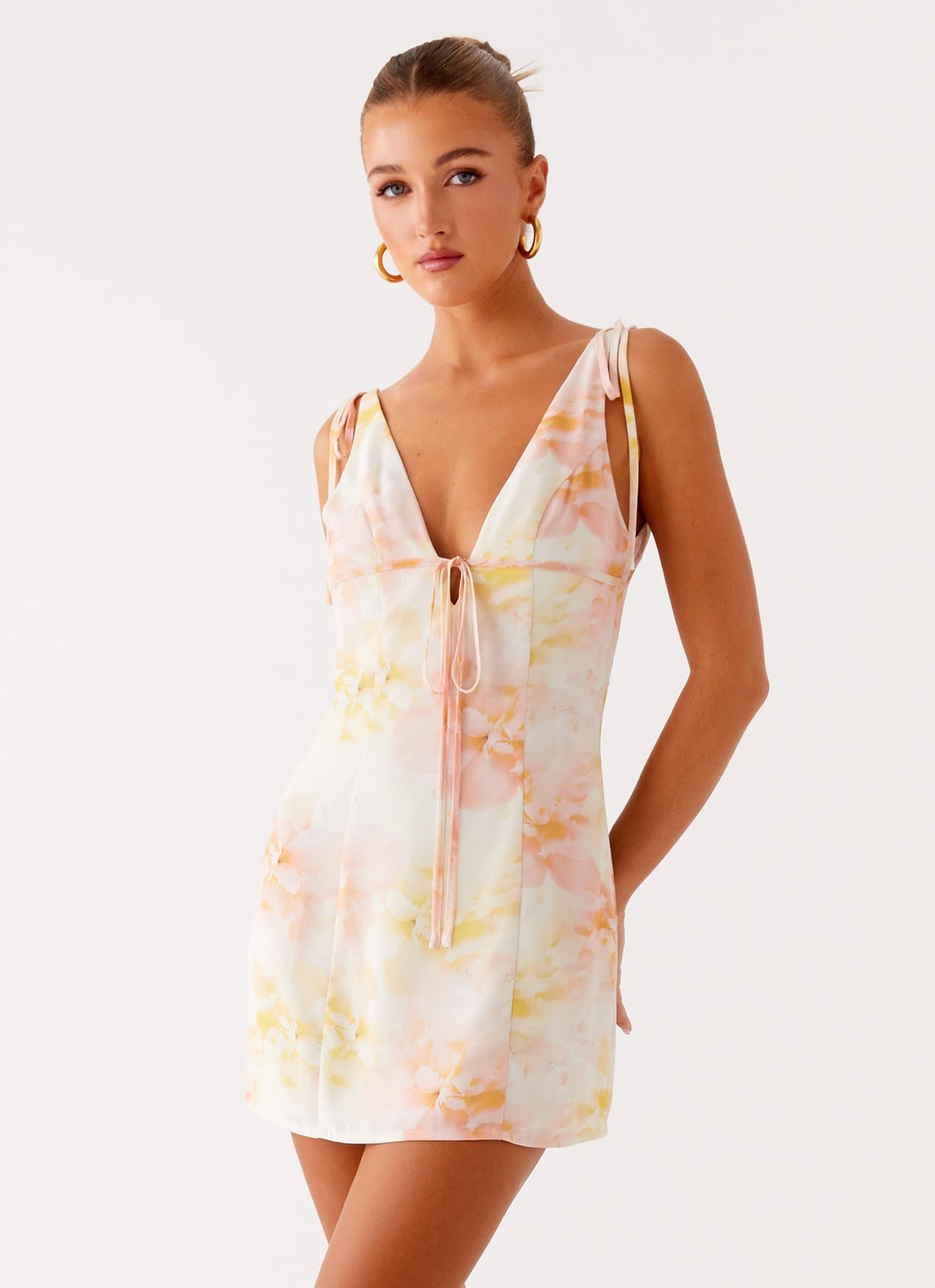 Alden Mini Dress - Floral Print Summer Dress for Women | Casual & Party Wear | Perfect for Beach, Vacation & Date Nights