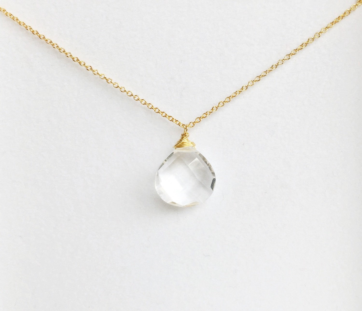 Kaipo Crystal Quartz Necklace (N192) - Elegant & Healing Jewelry for Women, Perfect for Gifts, Parties & Everyday Wear
