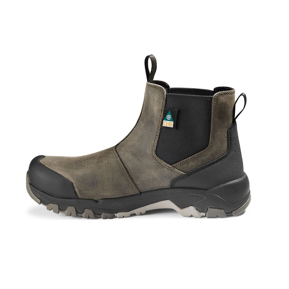 Kodiak Quest Bound Men's 6 Inch Chelsea Composite Toe Work Boots - Waterproof, Slip Resistant, Safety Shoes for Construction & Outdoor Work (Brown)
