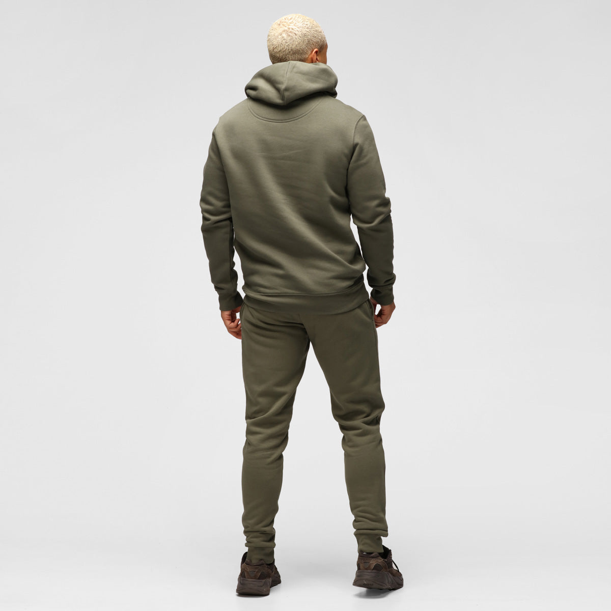 TKB Men's Organic Cotton Khaki Hoodie - Soft & Comfortable Pullover for Casual Wear, Outdoor Activities & Loungewear