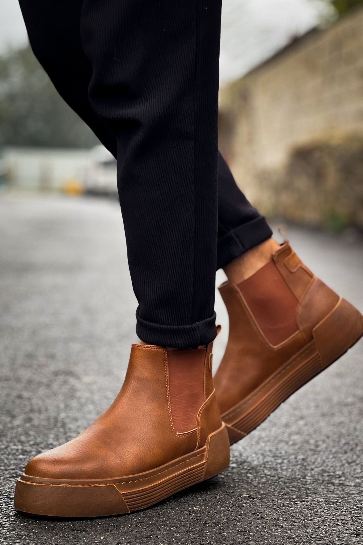 CH069 CRT Harmany Men's Boots in TABA Color - Stylish & Comfortable Footwear for Outdoor Adventures & Casual Wear