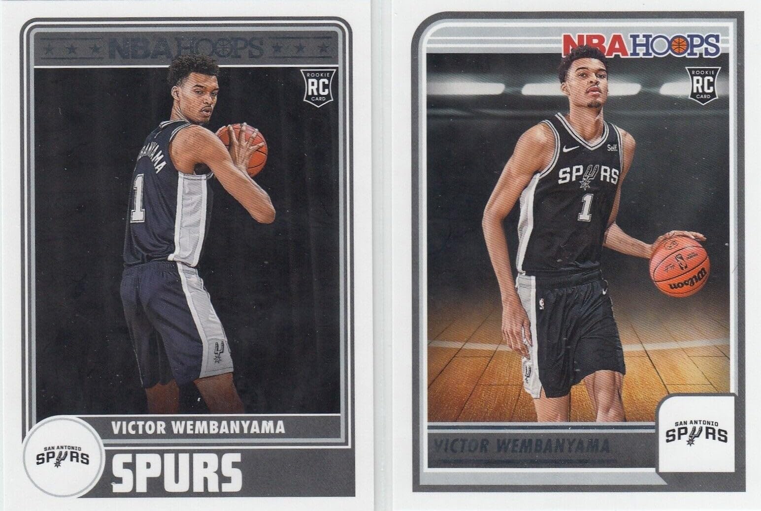 2023-2024 Hoops Basketball Series Complete 300-Card Mint Set - Stars & Rookie Cards (Victor Wembanyama, Ausar Thompson, Amen Thompson, Scoot Henderson) - Perfect for Collectors, Investors & Basketball Fans - Great for Display, Trading & Gifting