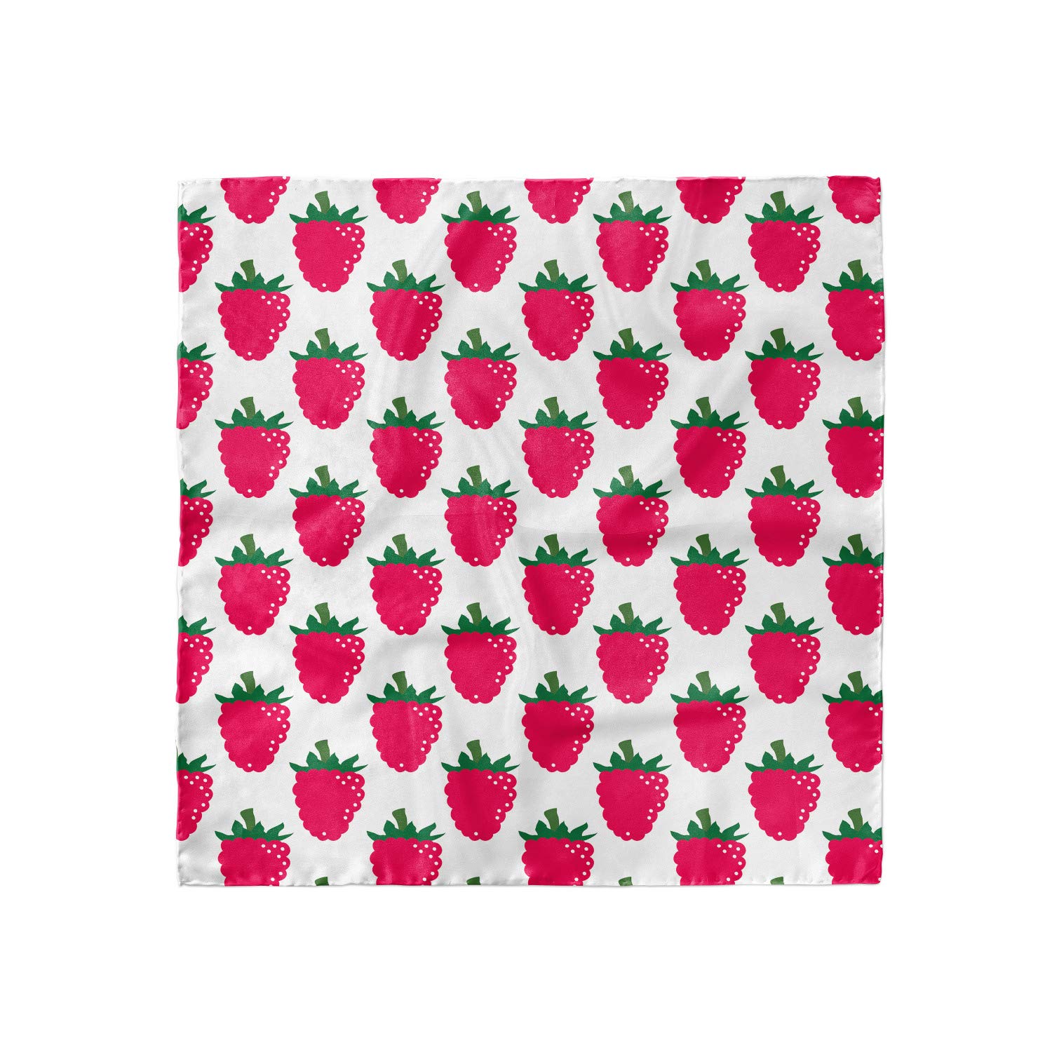 Ambesonne Fruit Head Scarf - Raspberry Print Hair Wrap & Bandana for Women - Perfect for Beach, Yoga, and Summer Fashion Accessories