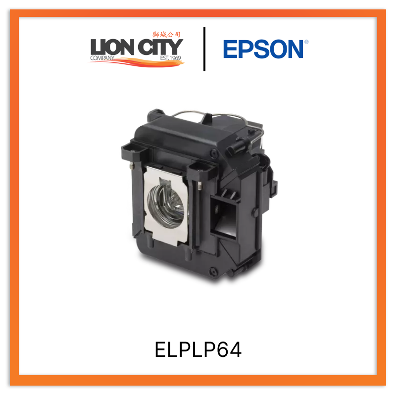 Epson ELPLP64 Replacement Lamp Kit for Projectors - High Brightness Bulb for Home Theater, Office Presentations & Classroom Projection