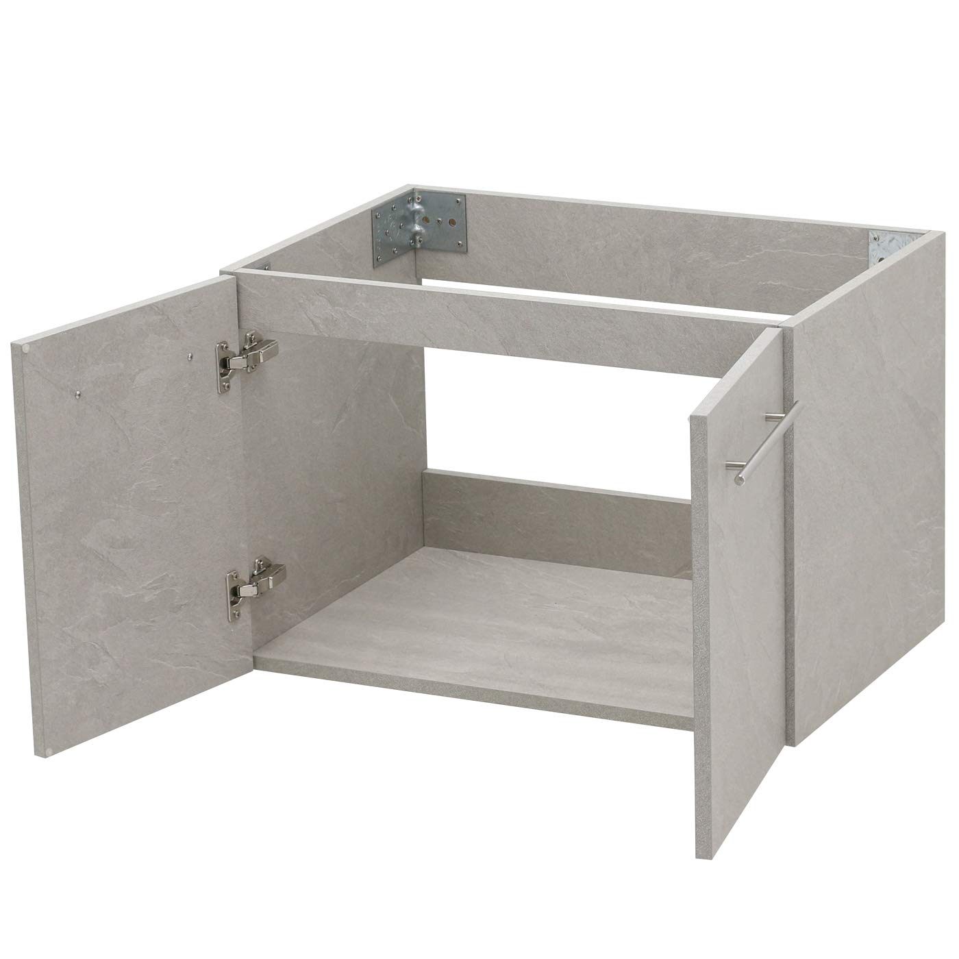 Wall Mount Floating Bathroom Vanity Sink Set - 35.25