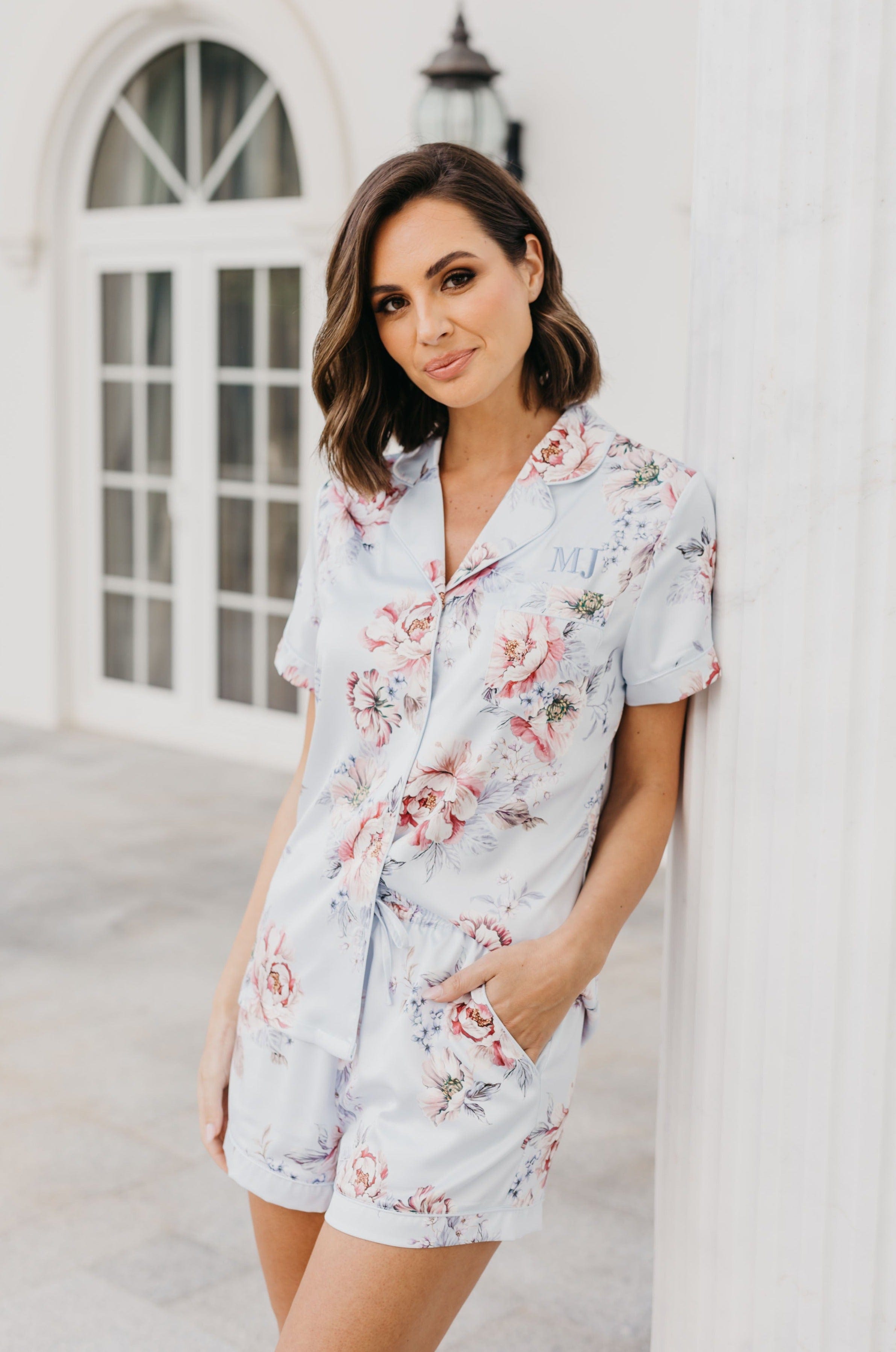 Adriana Veiled Rose Pajama Set for Women - Soft & Comfortable Sleepwear, Loungewear - Perfect for Nighttime Relaxation & Cozy Evenings at Home