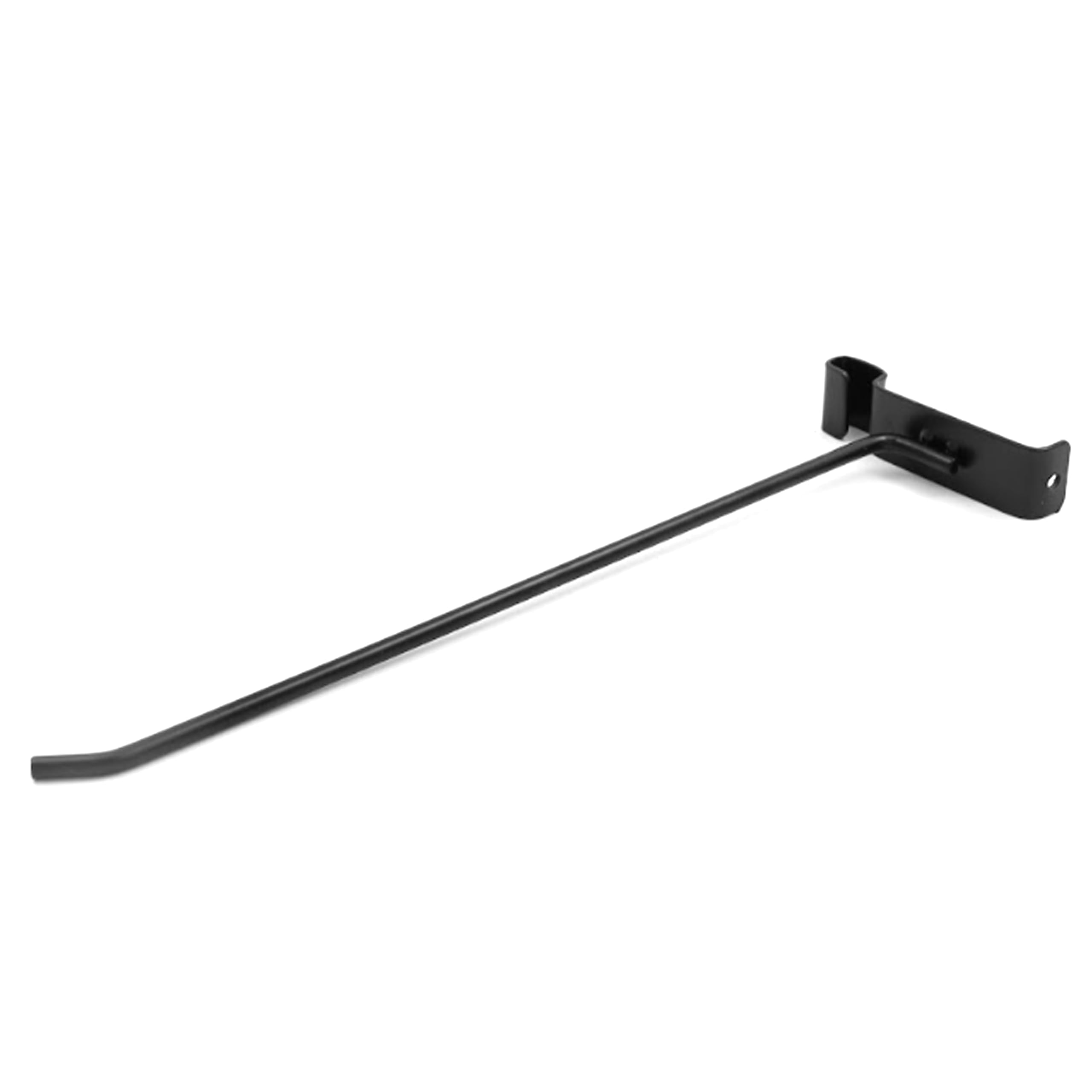 SSWBasics 12 Inch Black Peg Hooks for Wire Grid - Pack of 50 - Heavy Duty Gridwall Hooks for Retail Display, Clothing Racks & Store Organization - Perfect for Boutiques, Trade Shows & Home Storage