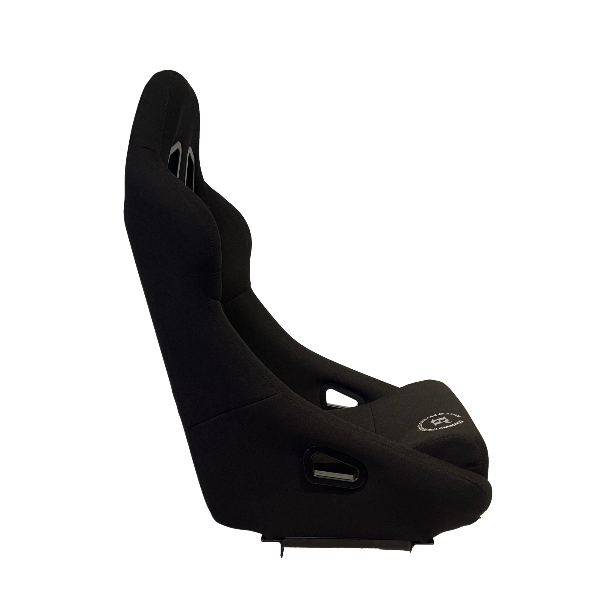 Premium Black Fabric Bucket Seat - Comfortable & Durable Racing Style Car Seat for Sports Cars, Gaming Chairs & Home Decor