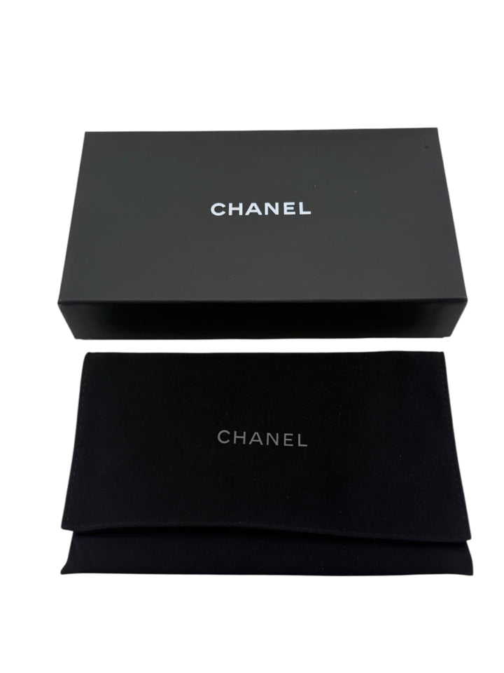 Chanel Lambskin Quilted Cosmetic Pouch - Luxury Leather Makeup Bag for Women, Travel Organizer & Everyday Essentials Case (Perfect for Travel, Gifts & Daily Use)