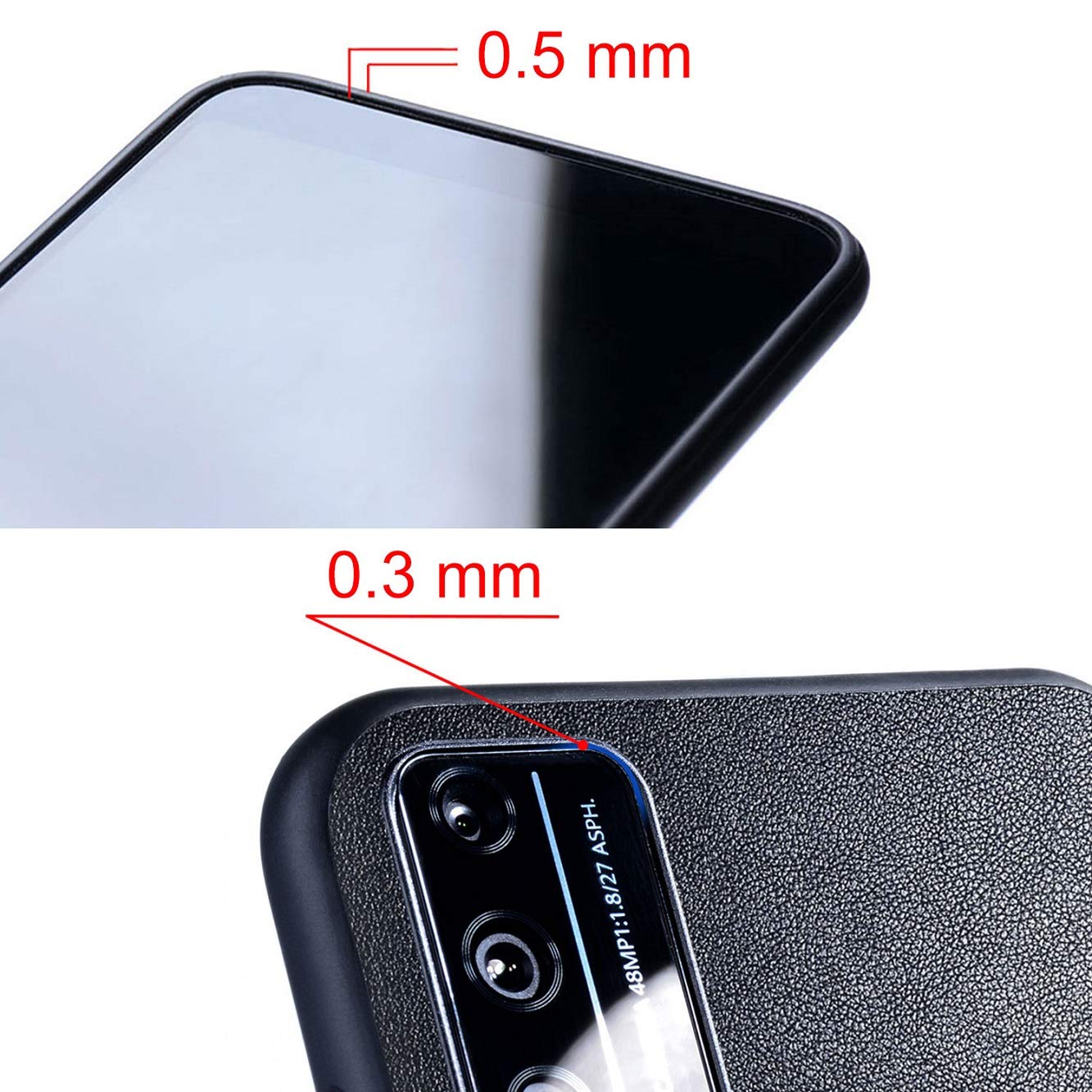 Premium PU Leather Case for Samsung Galaxy S21 FE 5G (6.41 Inch) - Retro Design Full Protective Cover with Shock Absorption | Perfect for Work, Travel & Daily Use (Black)