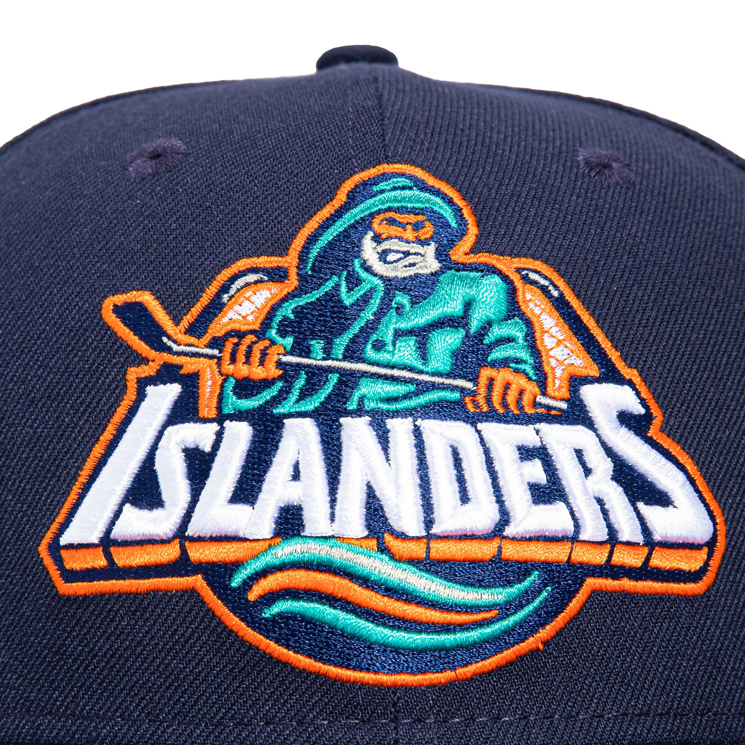 New Era 59Fifty New York Islanders Logo Patch Snapback Hat - Light Navy Blue Adjustable Baseball Cap for Men & Women - Perfect for Sports Fans, Game Day & Casual Wear