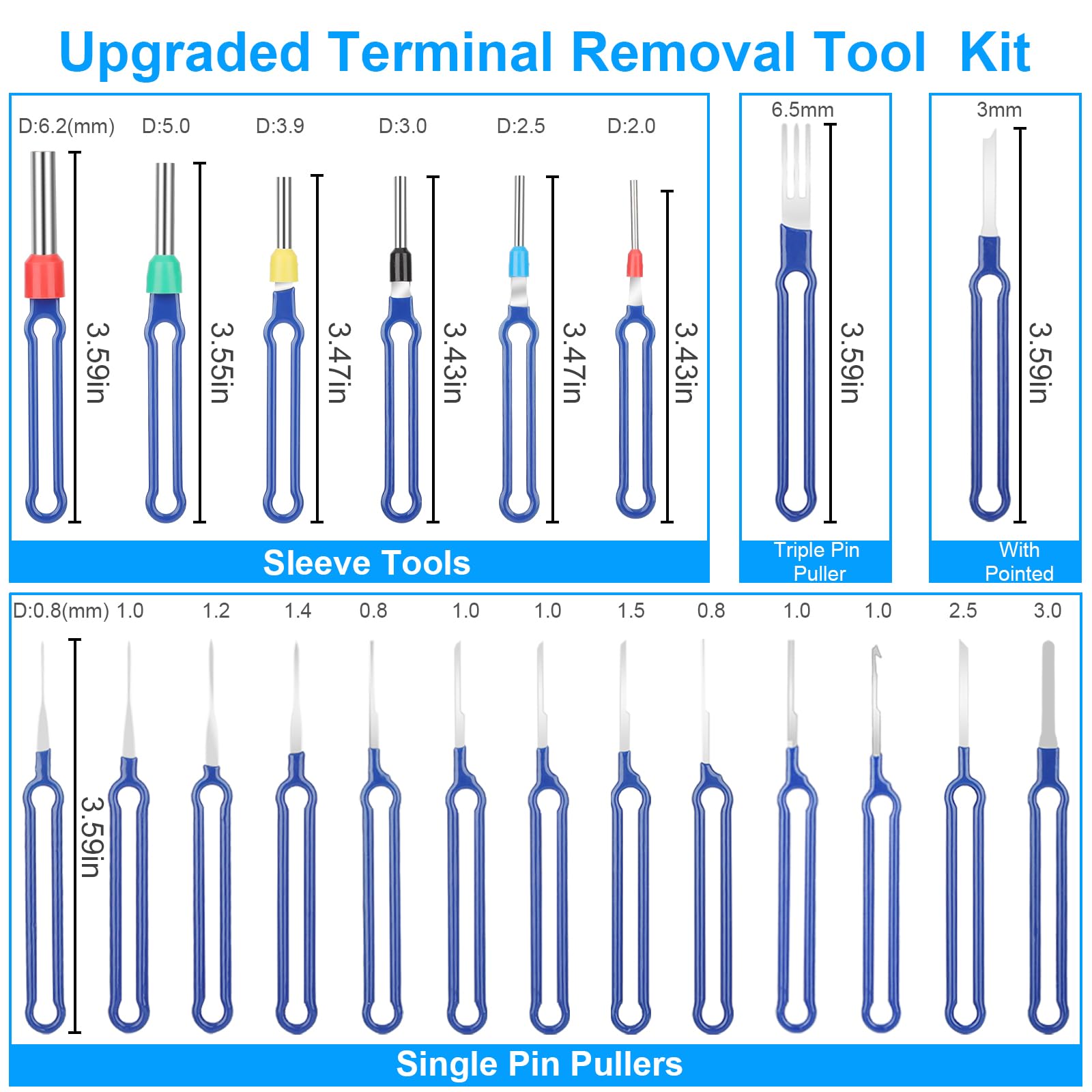 41Pcs Terminal Removal Tool Kit for Automotive & Household Devices